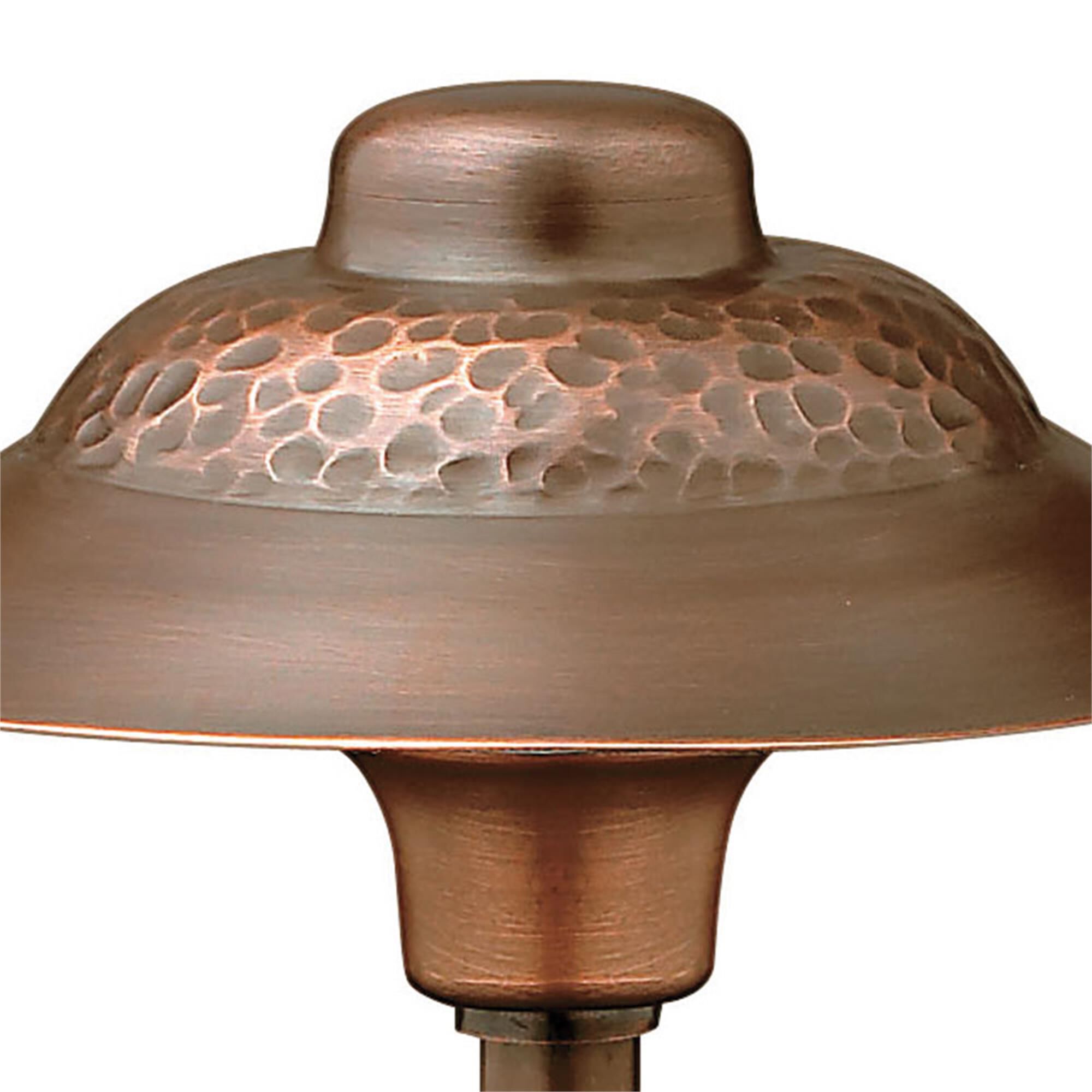 Shown in Olde Copper finish and Frosted Shield glass