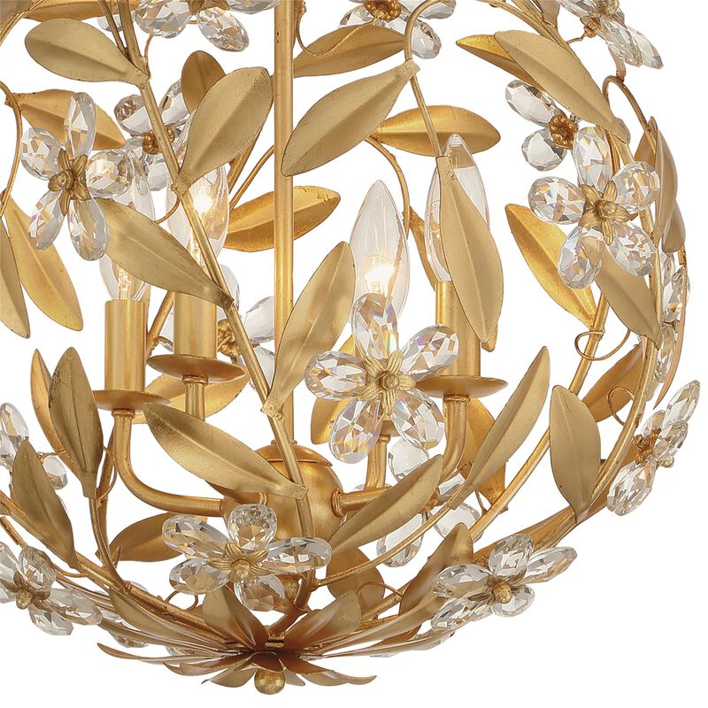 Marselle Small Pendant Light by Crystorama
