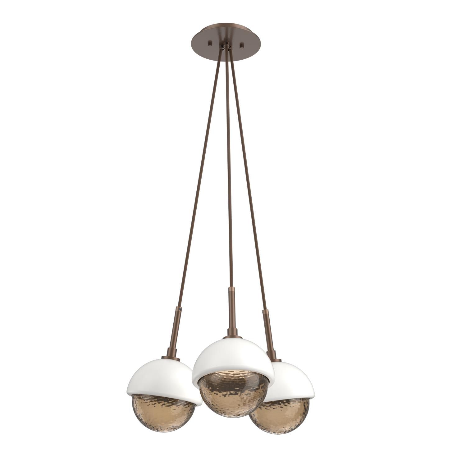 Levi Wilson Cabochon 13 Inch Multi Pendant Light by Hammerton Studio