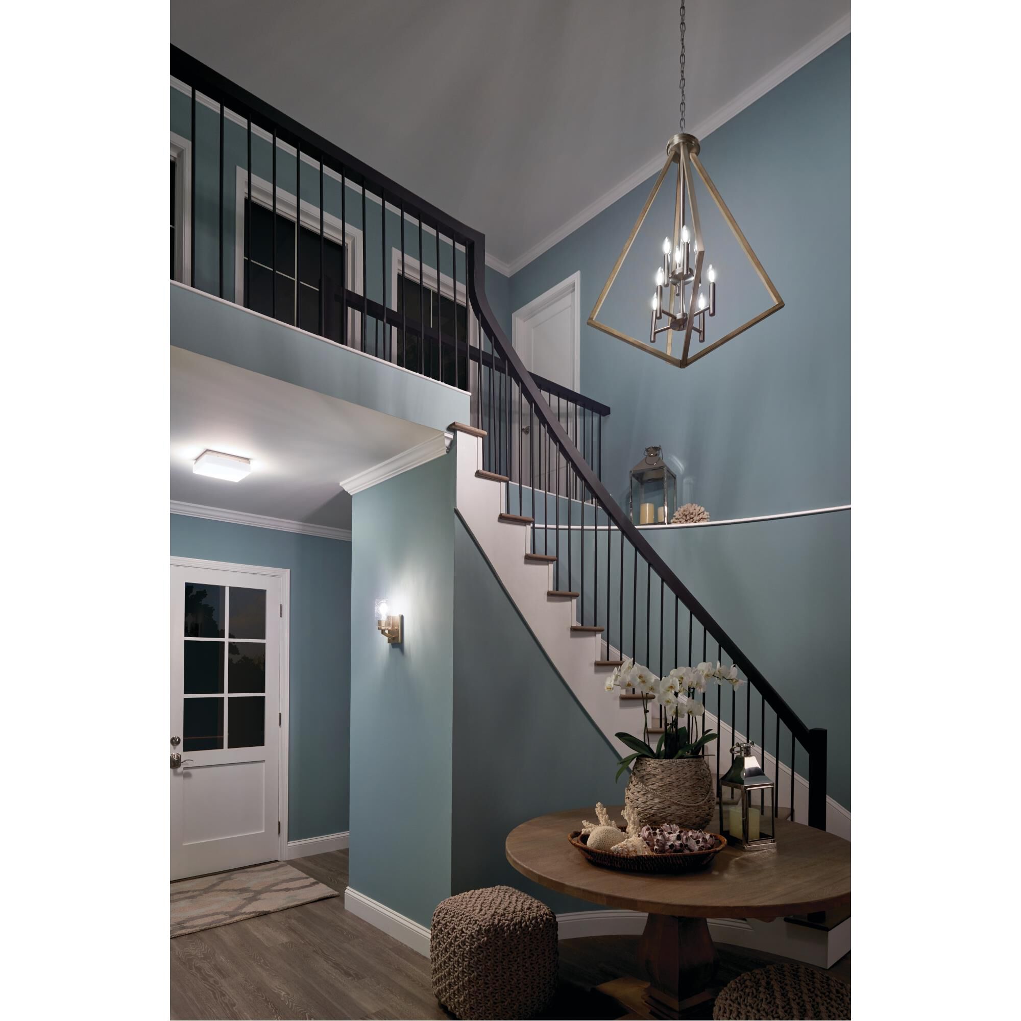 Deryn 29 Inch 8 Light Chandelier,