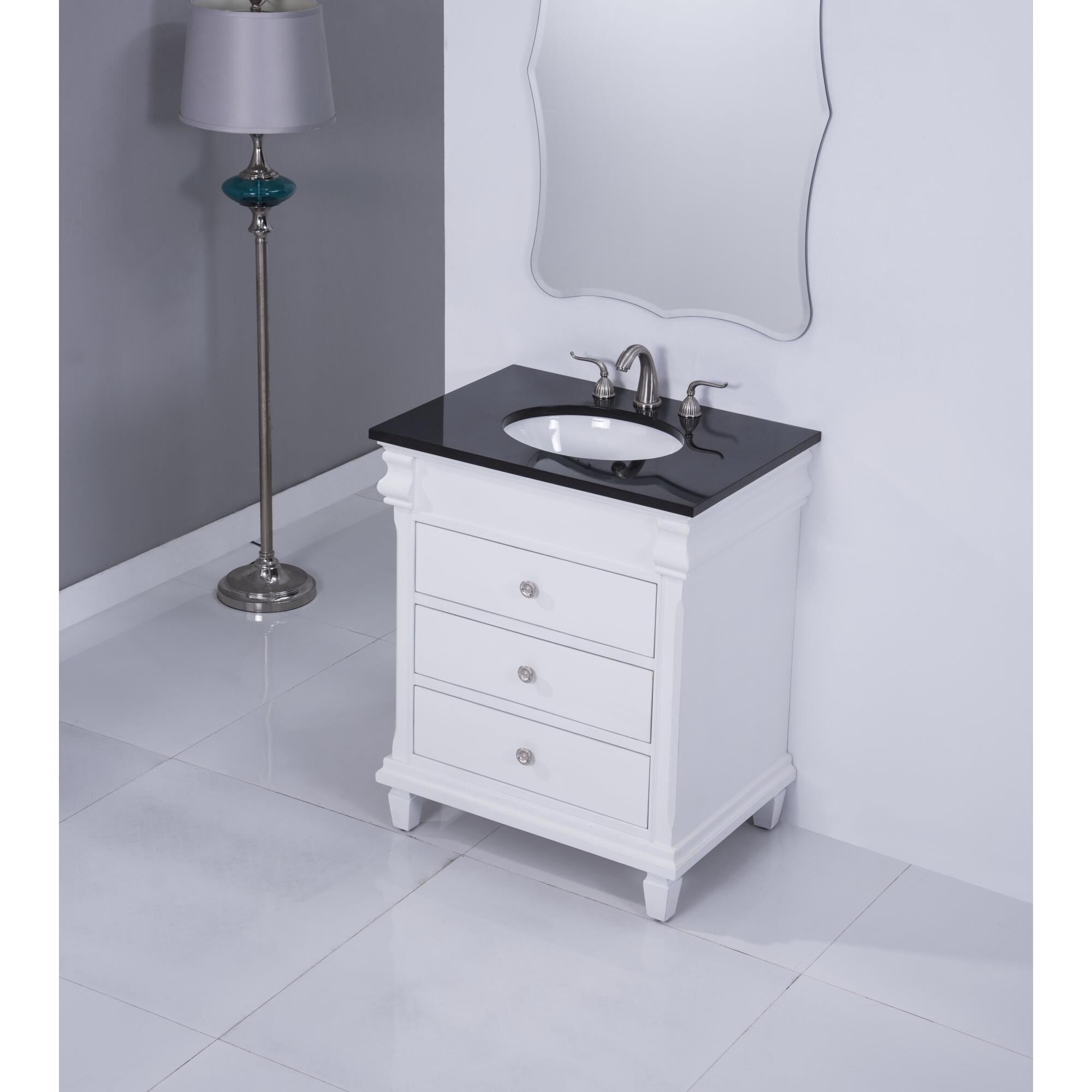 Shown in Antique White finish