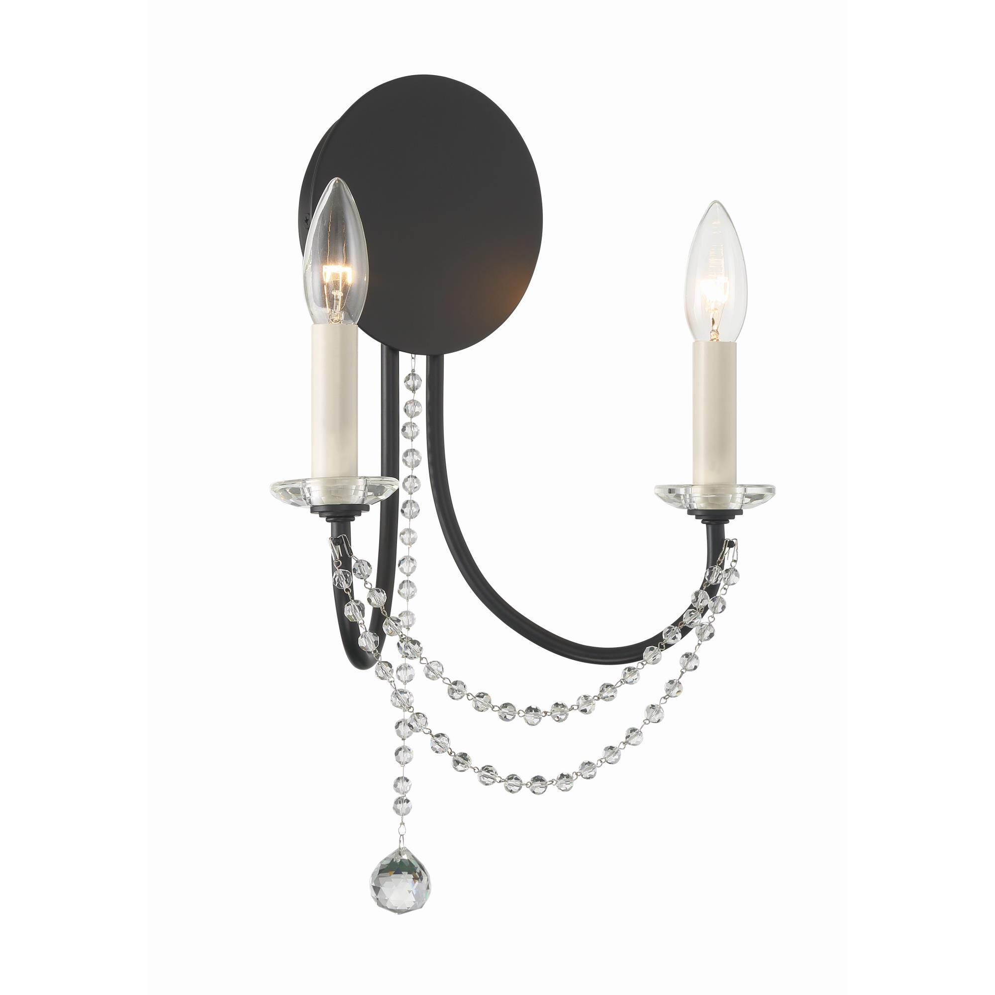 Delilah 16 Inch Wall Sconce by Crystorama
