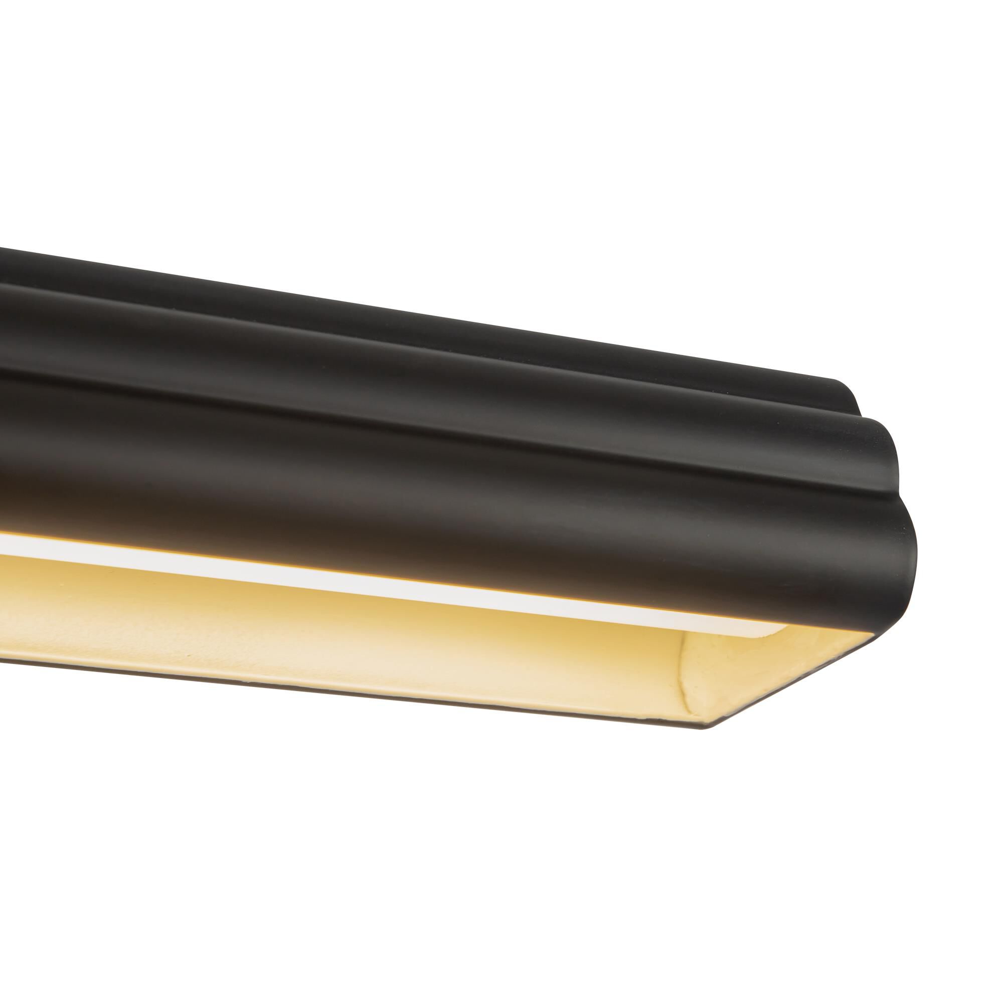 Shown in Matte Black finish and Frosted Acrylic Diffuser glass and Aluminum shade
