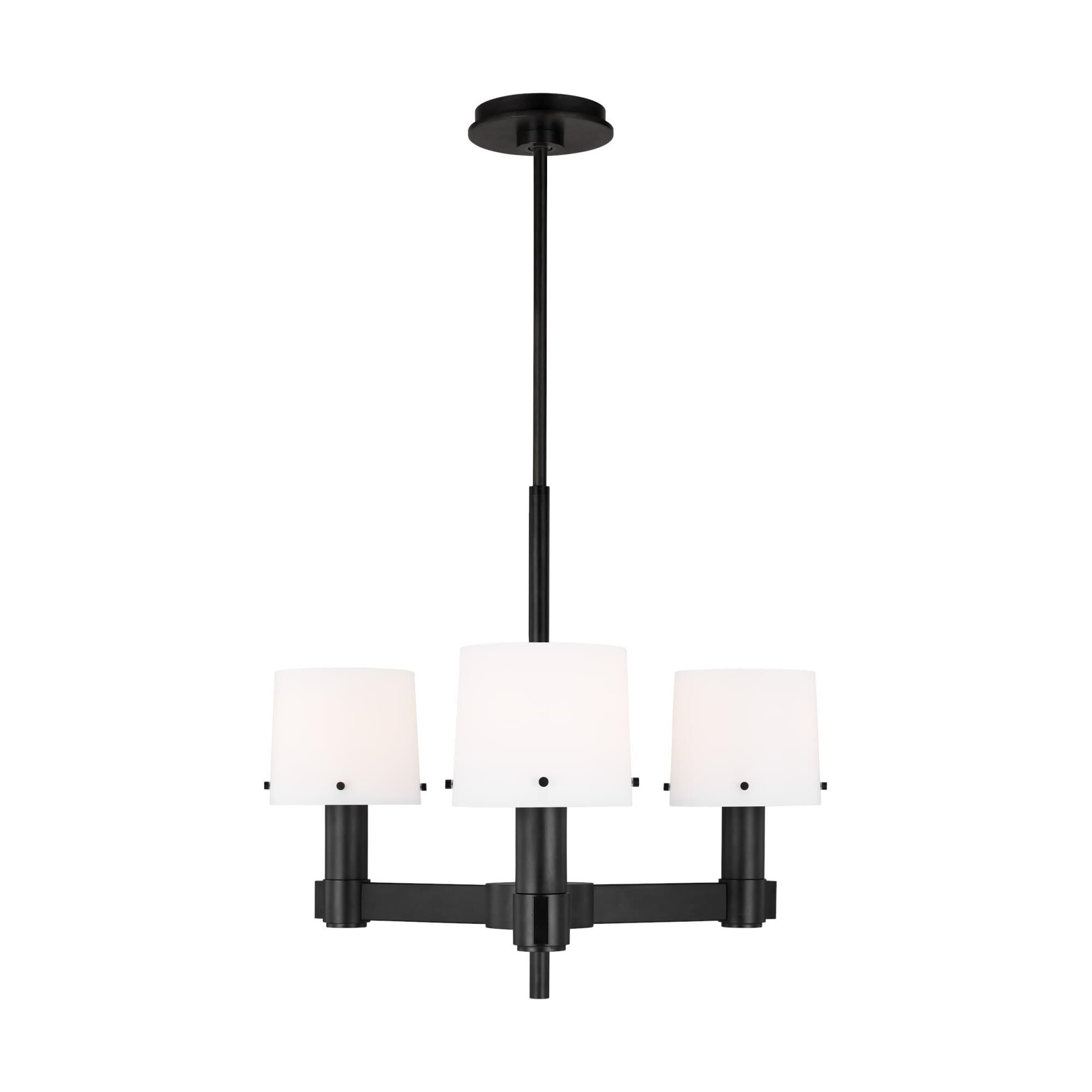 Thomas O'Brien Palma 24 Inch 3 Light Chandelier by Visual Comfort Studio Collection