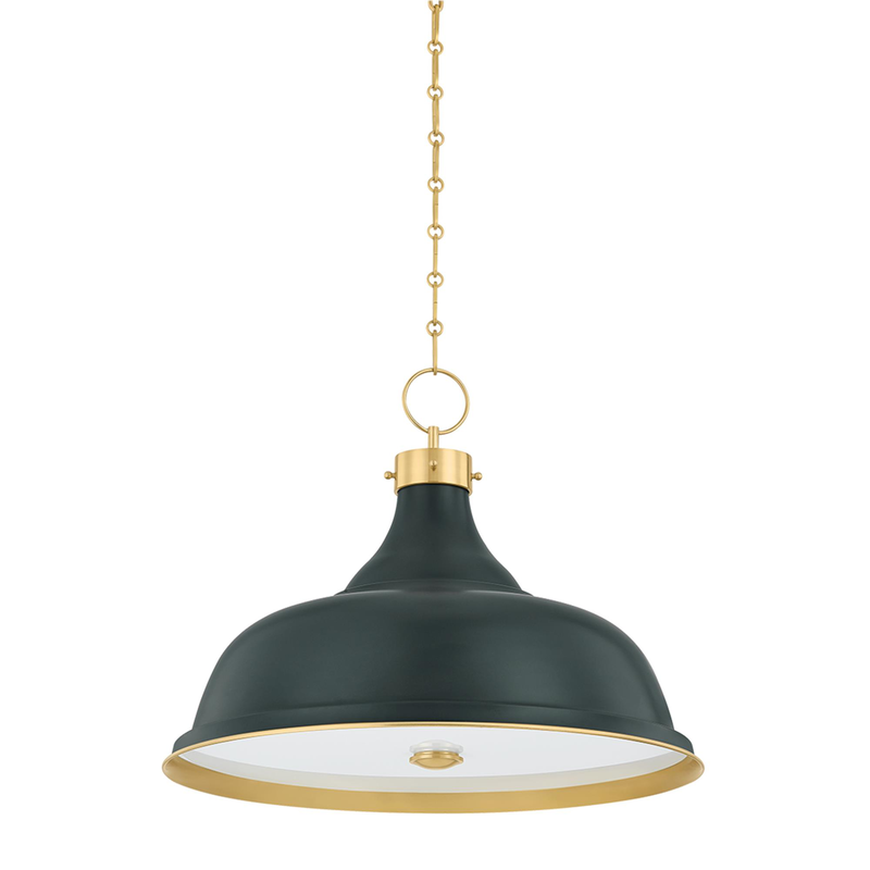 Mark D. Sikes Painted No. 1 Medium Pendant Light by Hudson Valley Lighting