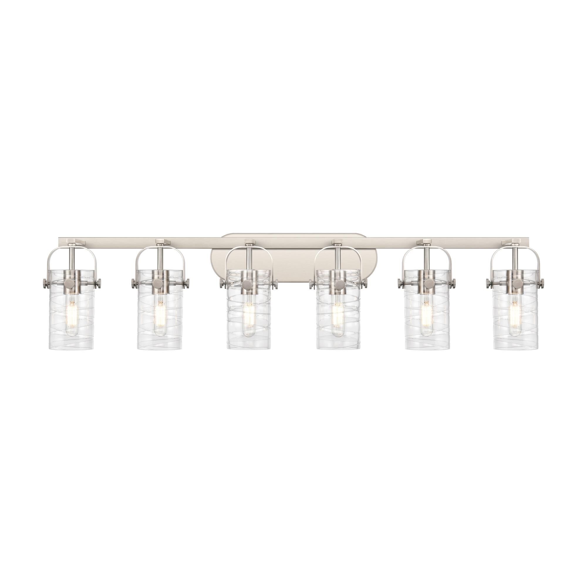 Bruno Marashlian Pilaster Ii Cylinder 43 Inch 6 Light Bath Vanity Light by Innovations Lighting