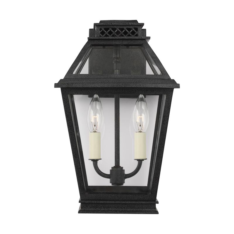 Chapman & Myers Falmouth 13 Inch Tall 2 Light Outdoor Wall Light by Visual Comfort Studio Collection