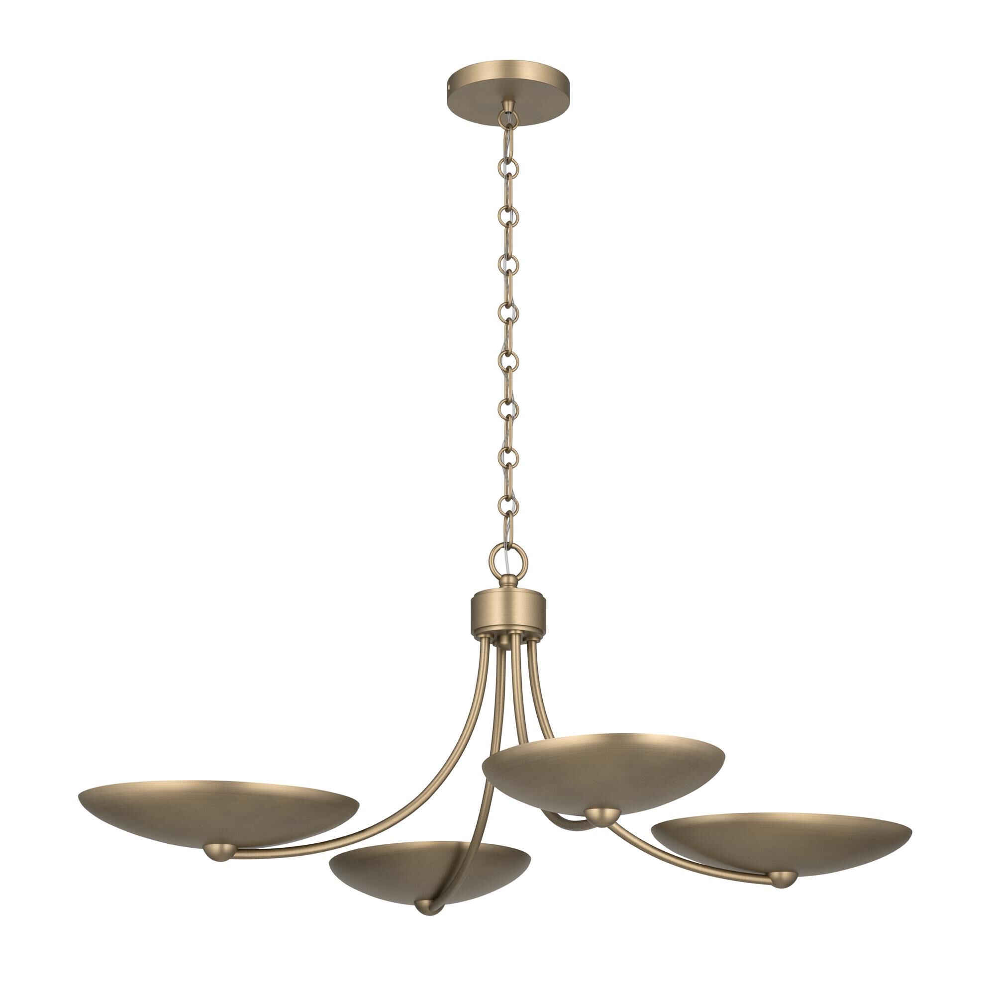 Shown in Champagne Bronze finish and Champagne Bronze shade