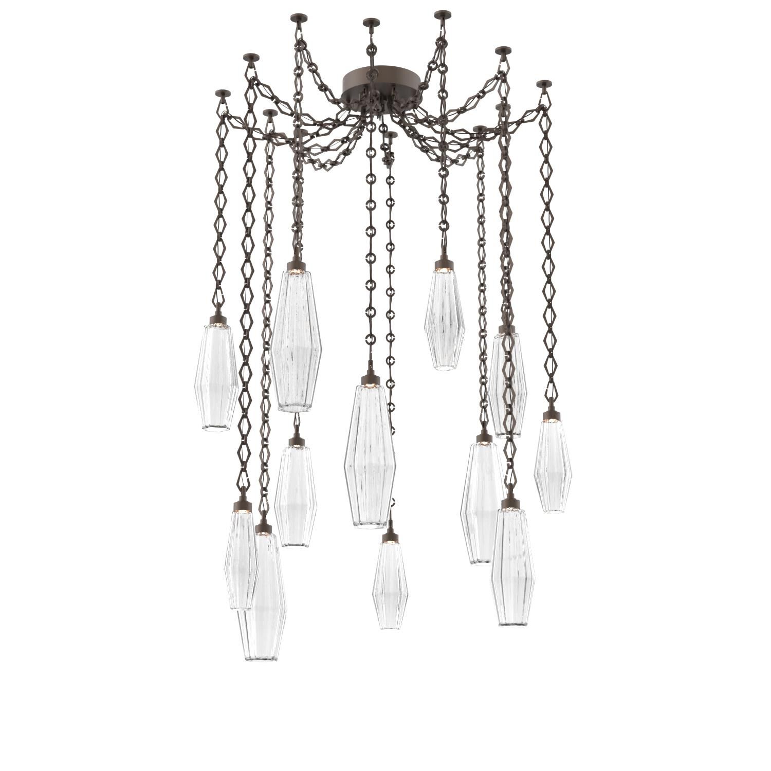 Levi Wilson Aalto 15 Inch Multi Pendant Light by Hammerton Studio