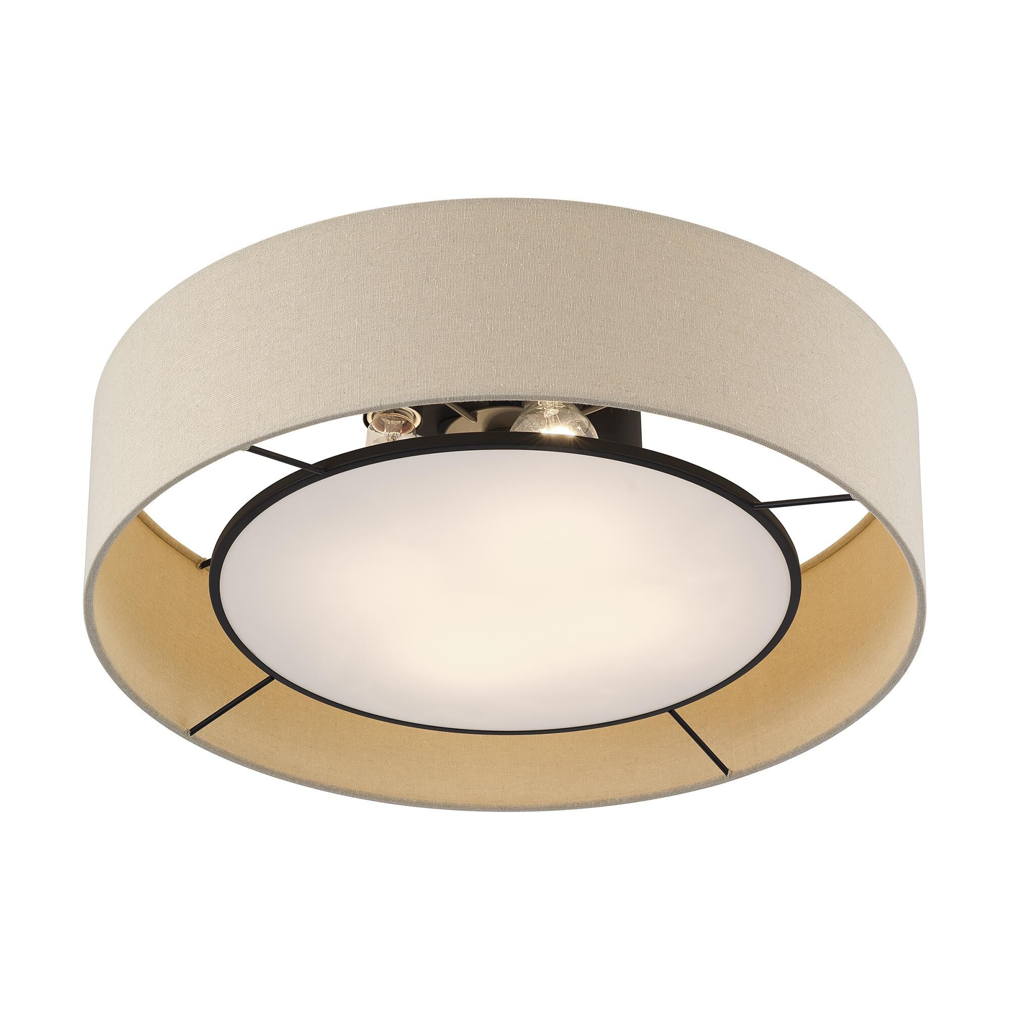 Ellsworth 21 Inch Semi Flush Mount by Livex Lighting
