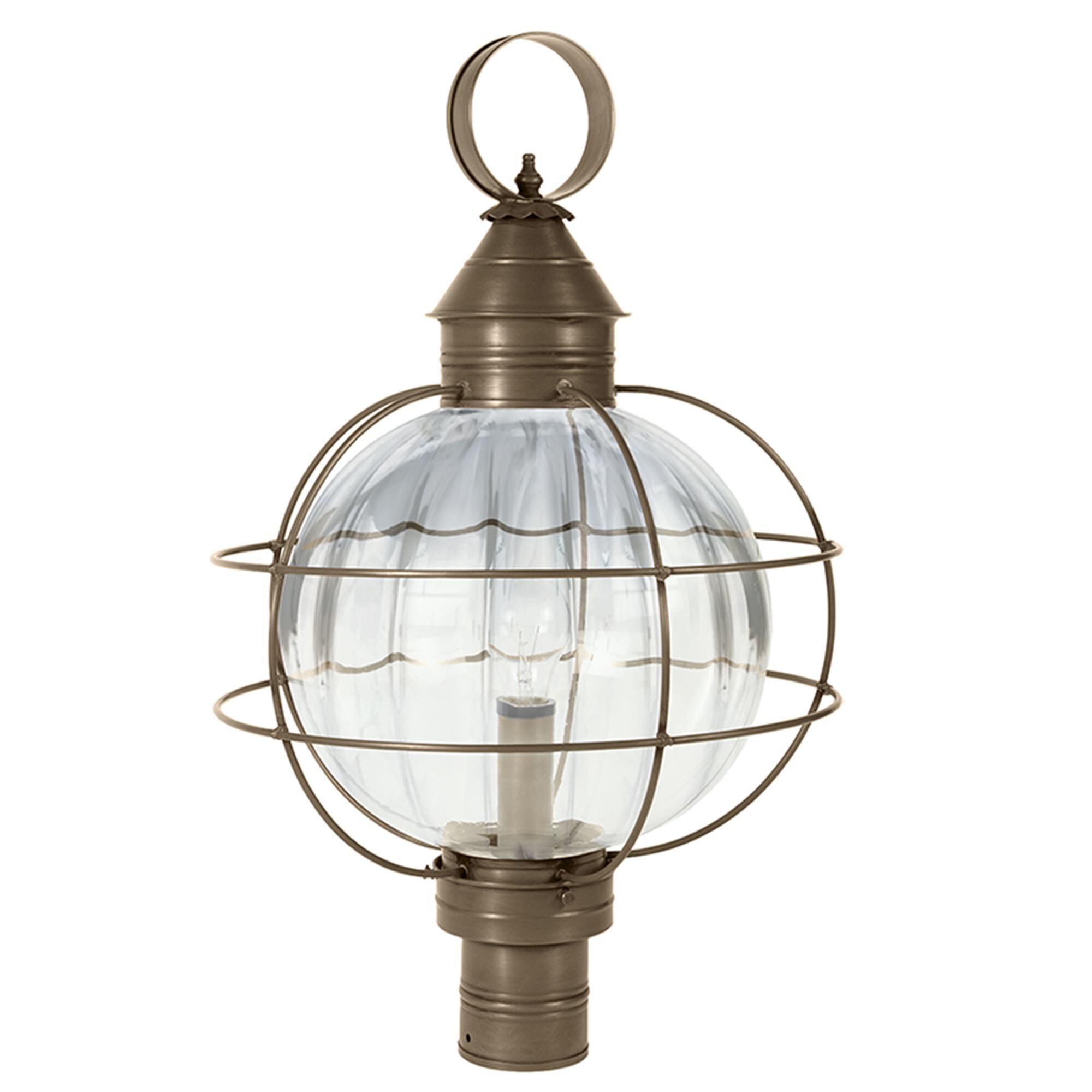 Onion 25 Inch 1 Light Outdoor Post Lamp,