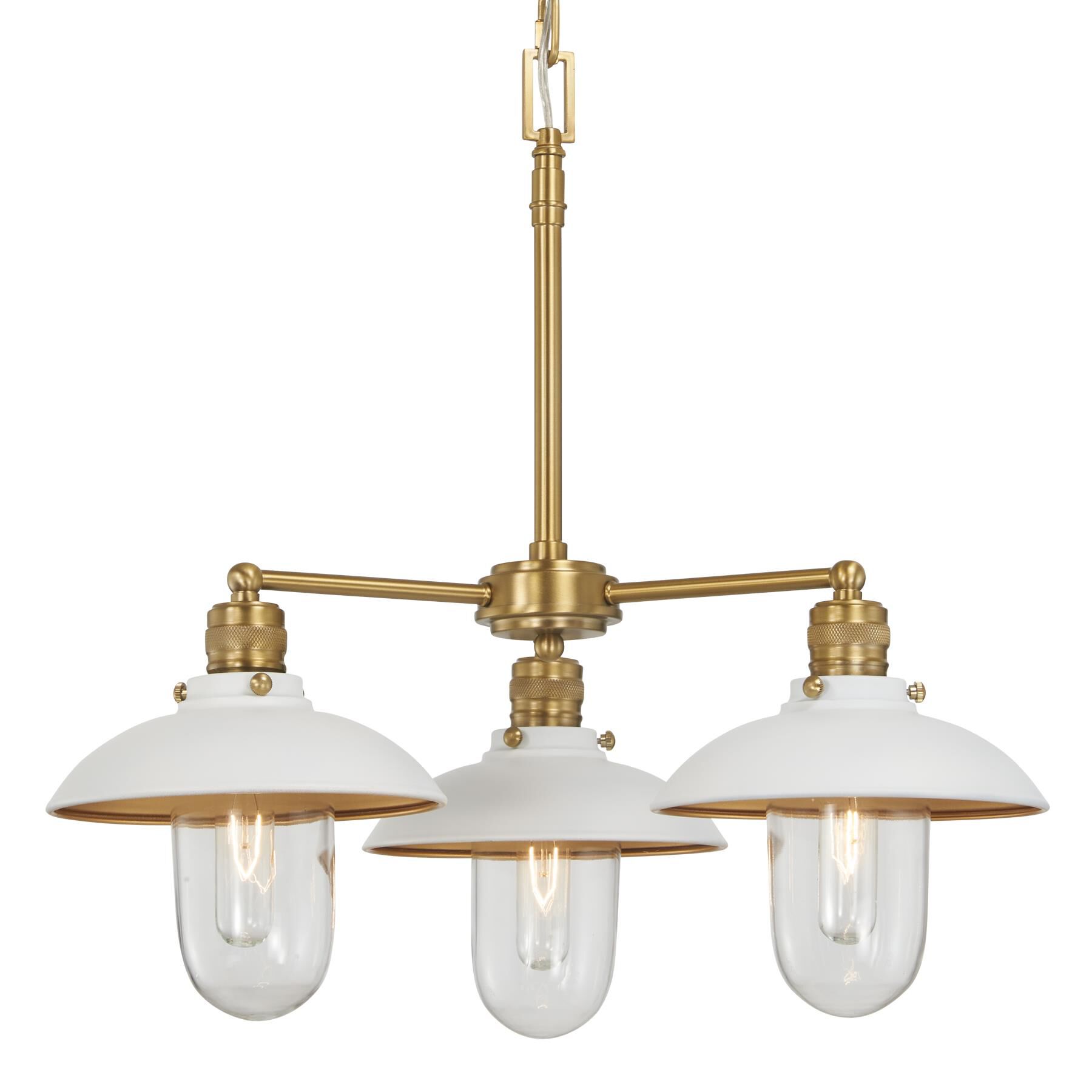Downtown Edison 23 Inch 3 Light Chandelier by Minka Lavery
