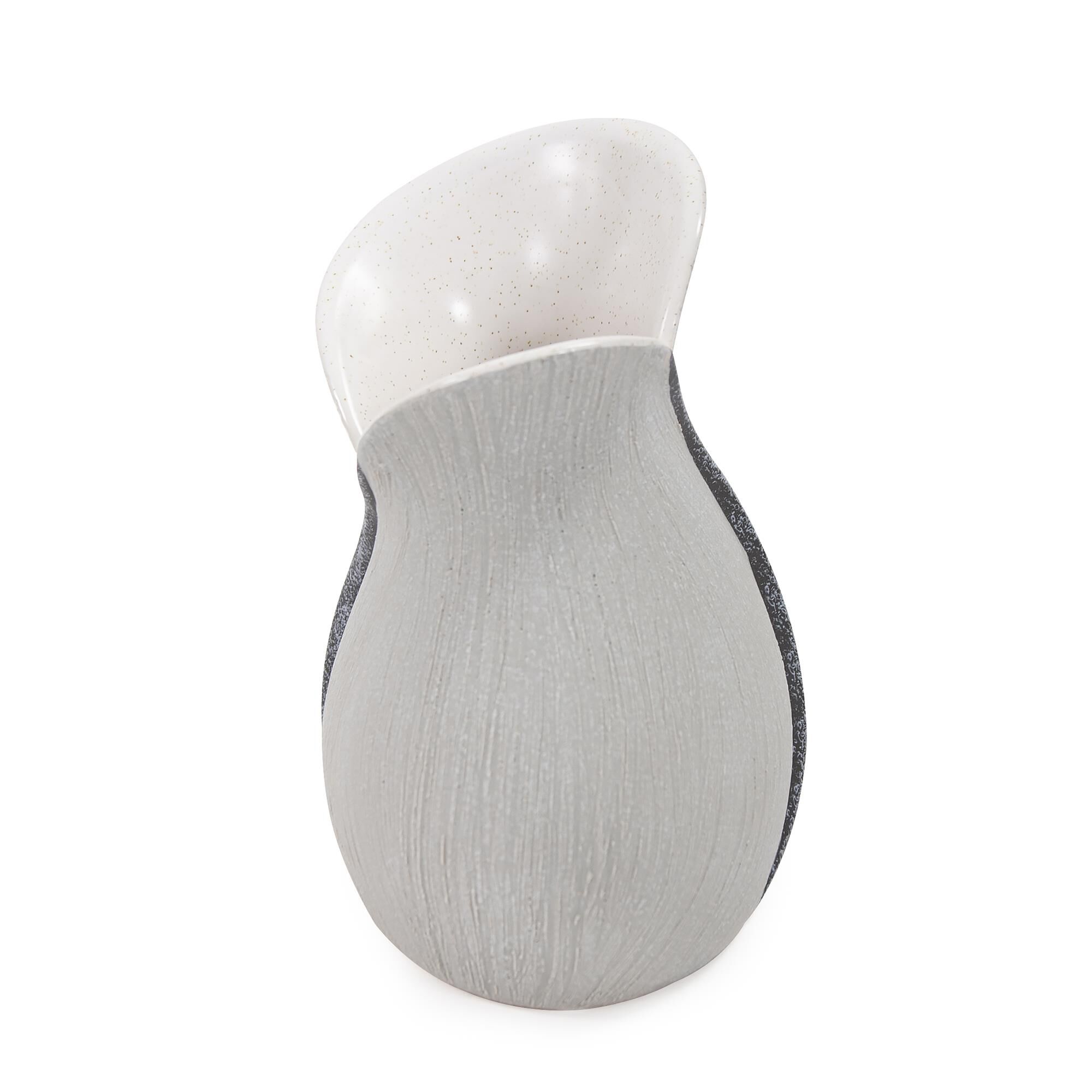 Dimension Two Toned Vase, Wide Vase-Urn by Howard Elliott Collection