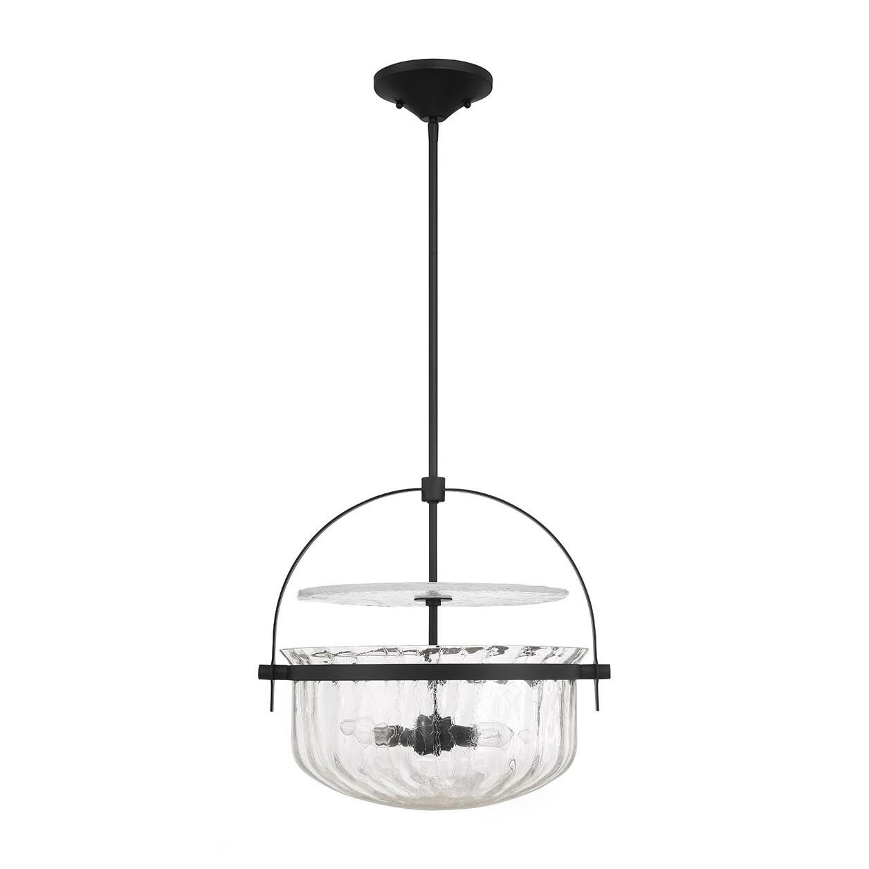 Denmar 18 Inch Semi Flush Mount by Savoy House