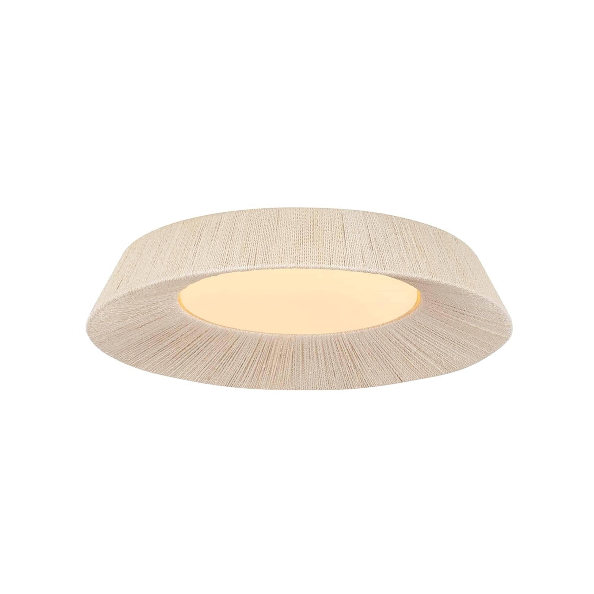 Shown in Vintage Gold Leaf finish and Abaca shade