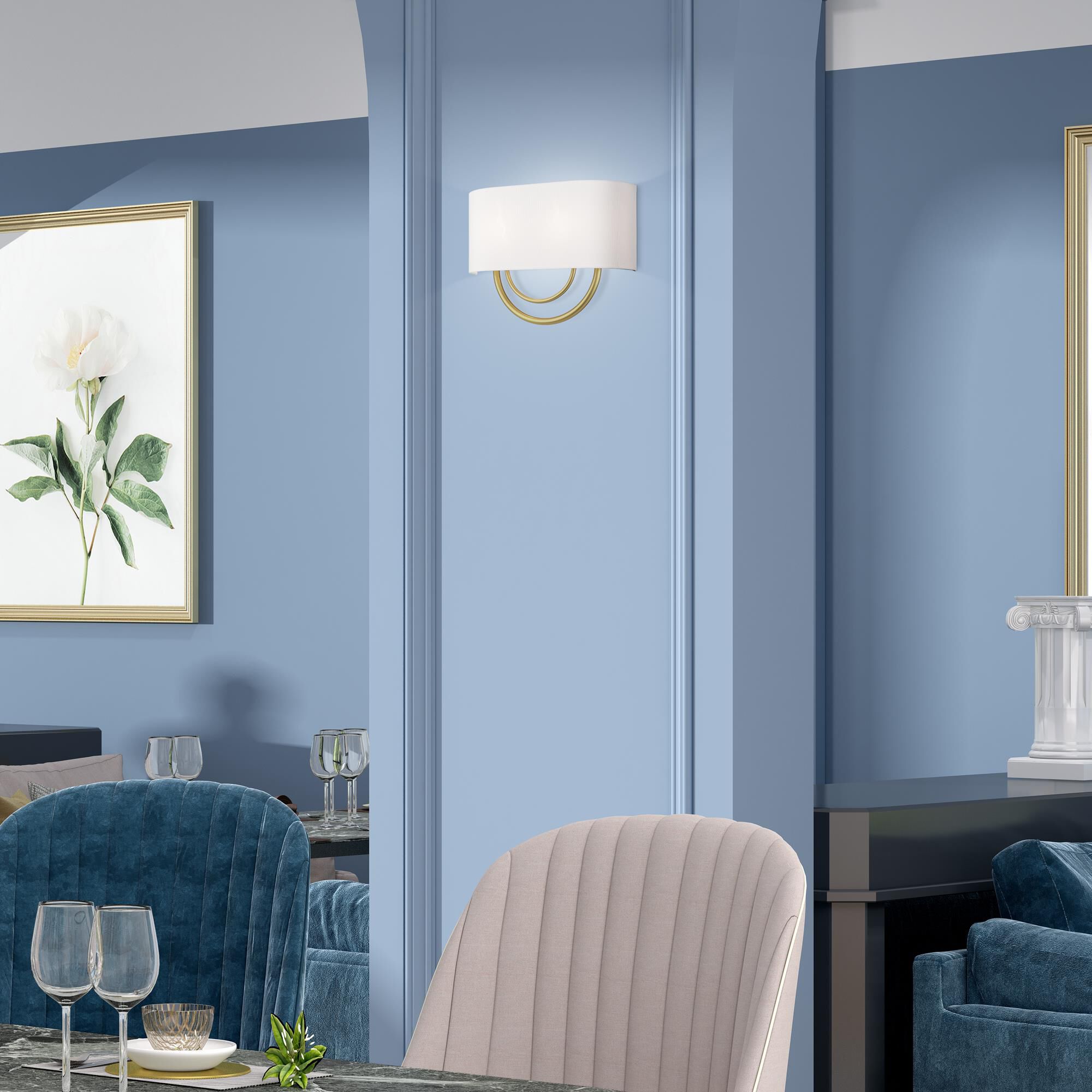 Stratton 15 Inch Wall Sconce by Livex Lighting