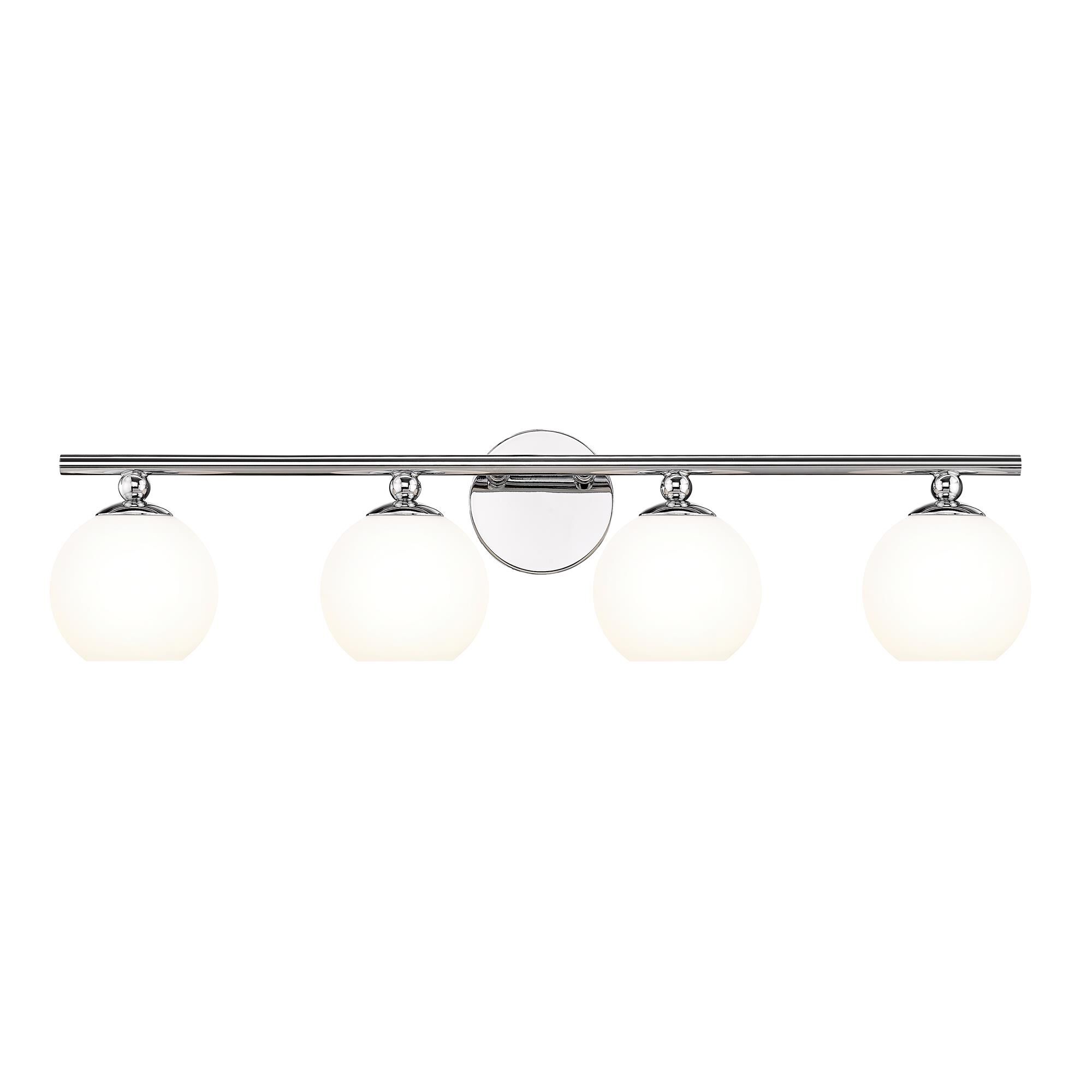 Shown in Brushed Nickel finish and Opal Etched glass