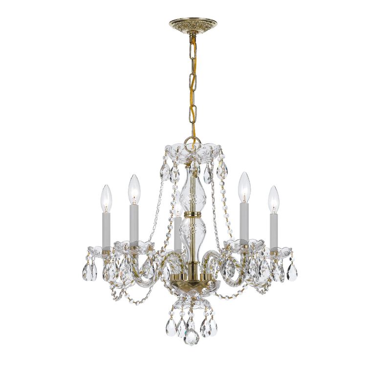 Traditional Crystal 21 Inch Chandelier by Crystorama