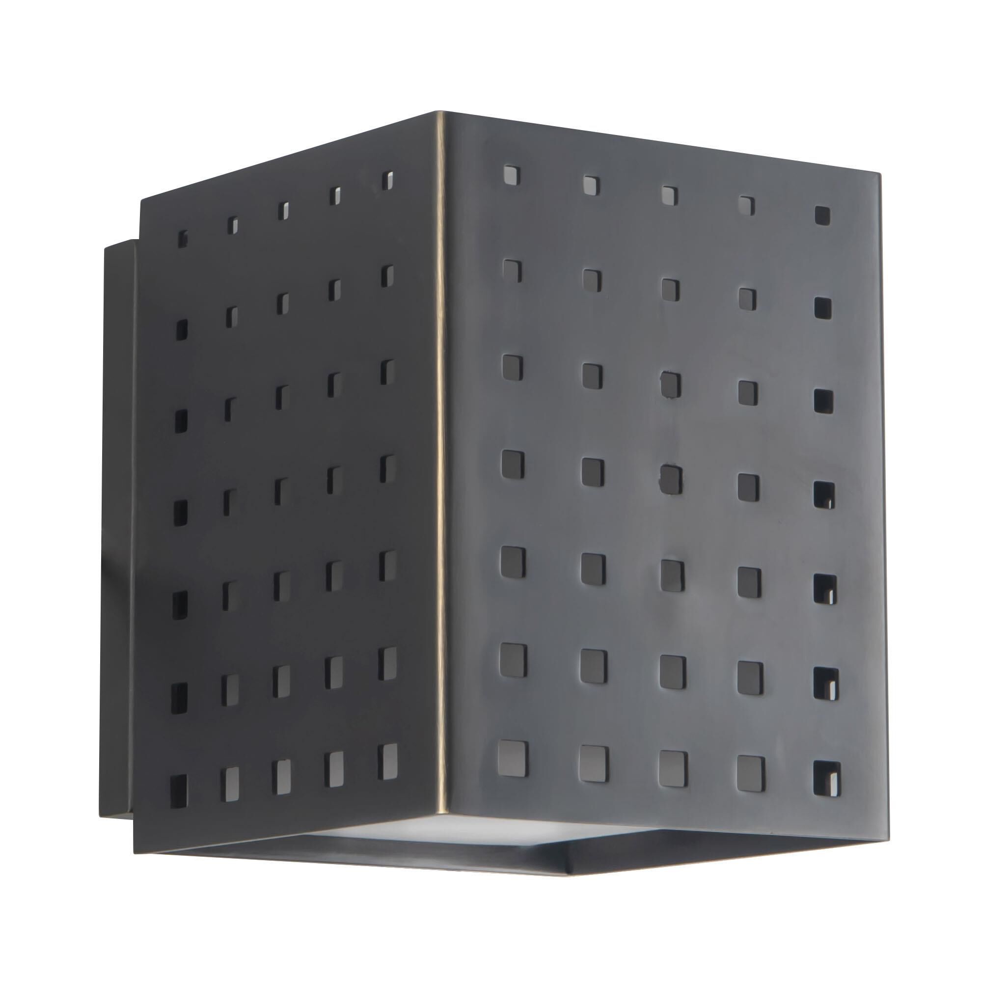 Shown in Urban Bronze finish and Clear Exterior Opal Interior glass