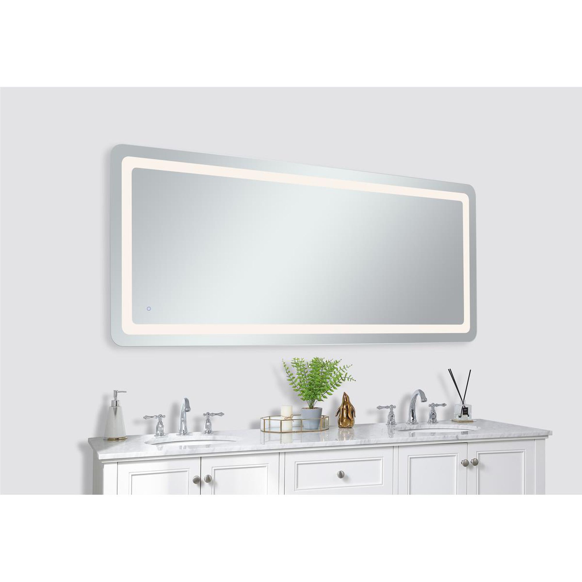 Genesis 72 Inch Tall LED Lighted Mirror,