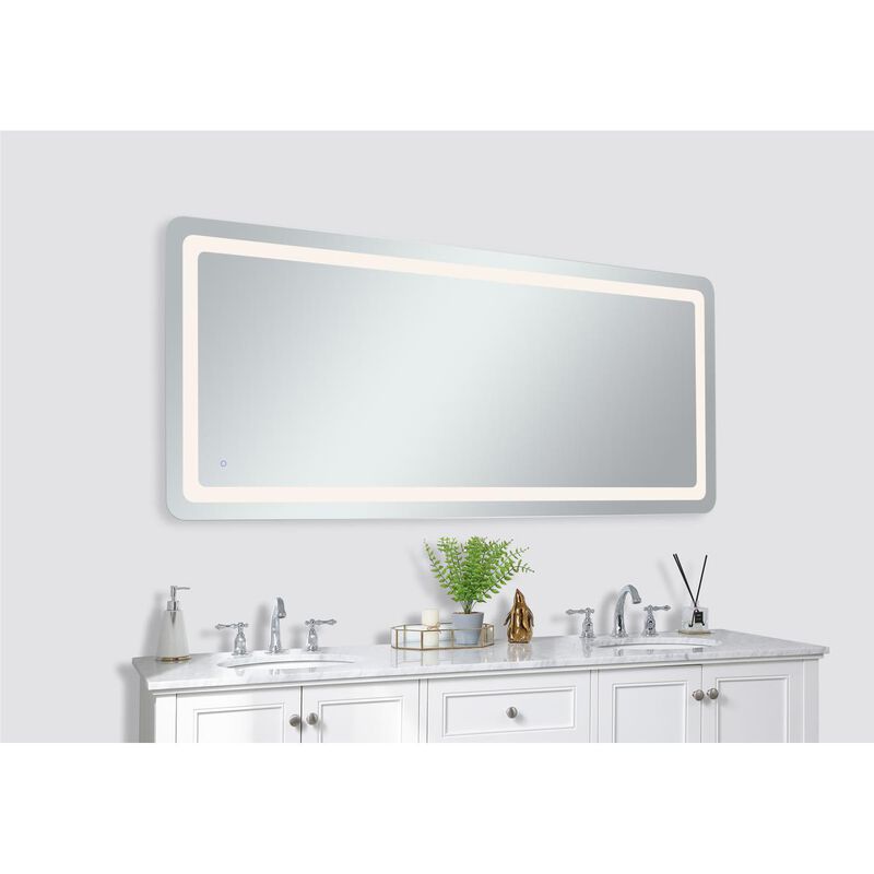 Genesis 72 Inch Tall LED Lighted Mirror by Elegant Decor