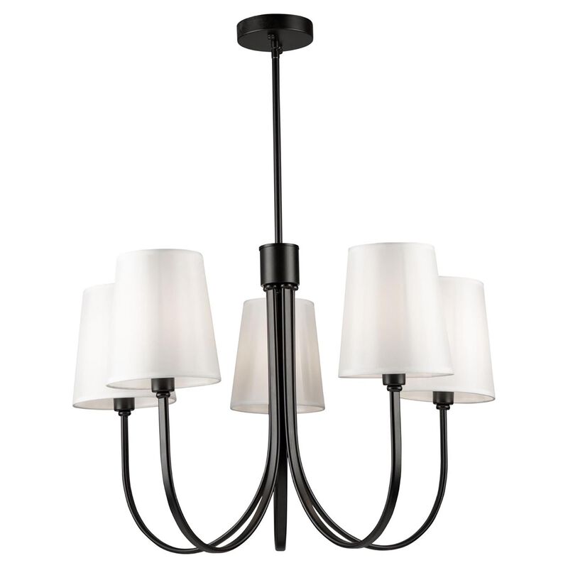 Steven Sabados (S&C) Rhythm 27 Inch 5 Light Chandelier by Artcraft