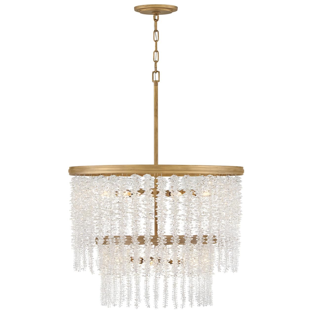 Rubina 26 Inch 10 Light Chandelier by Fredrick Ramond