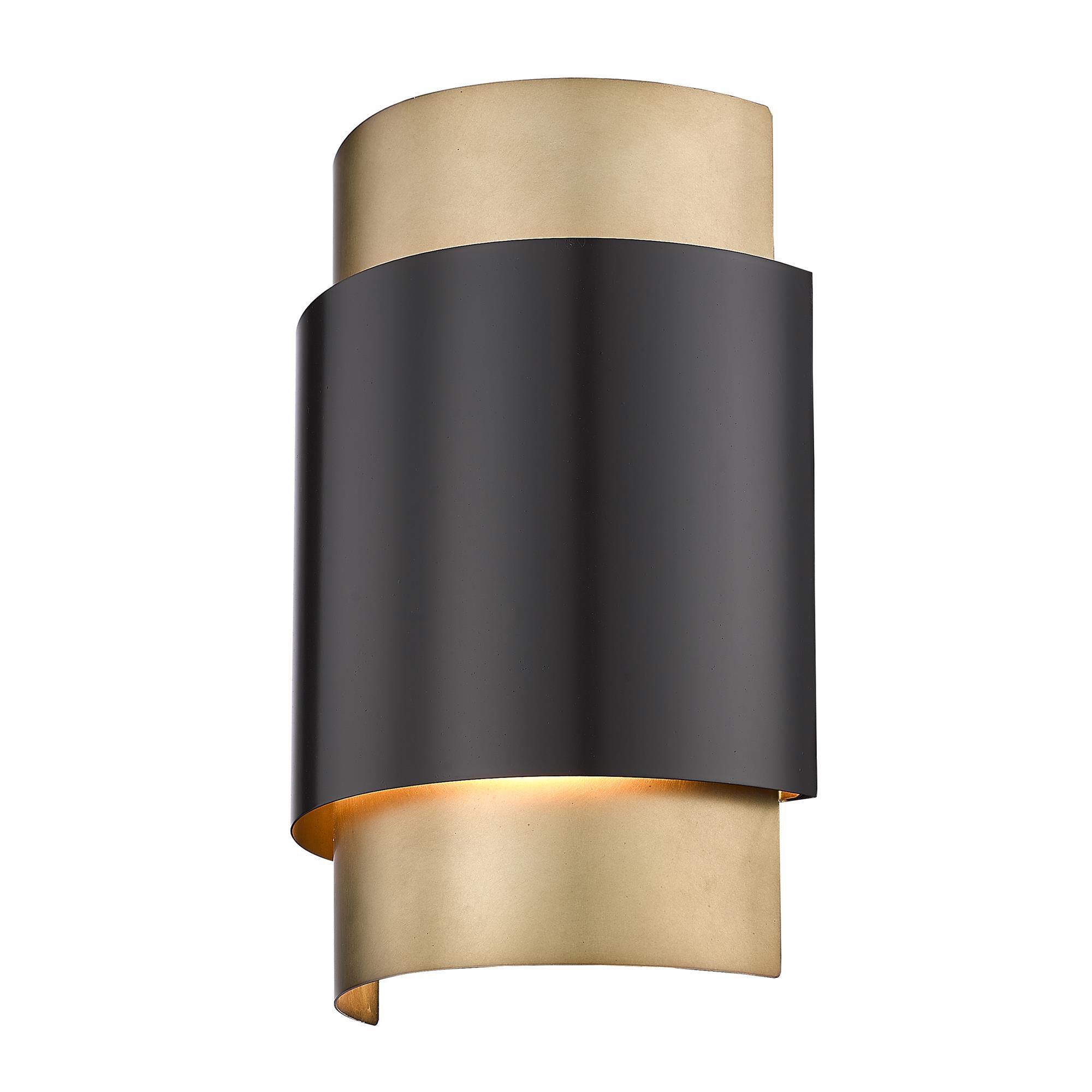 Shown in Bronze and Rubbed Brass finish and Steel shade
