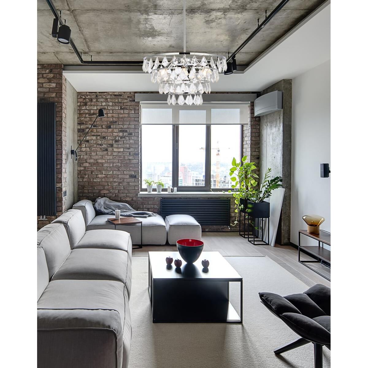 Ella 20 Inch Large Pendant by Elegant Lighting