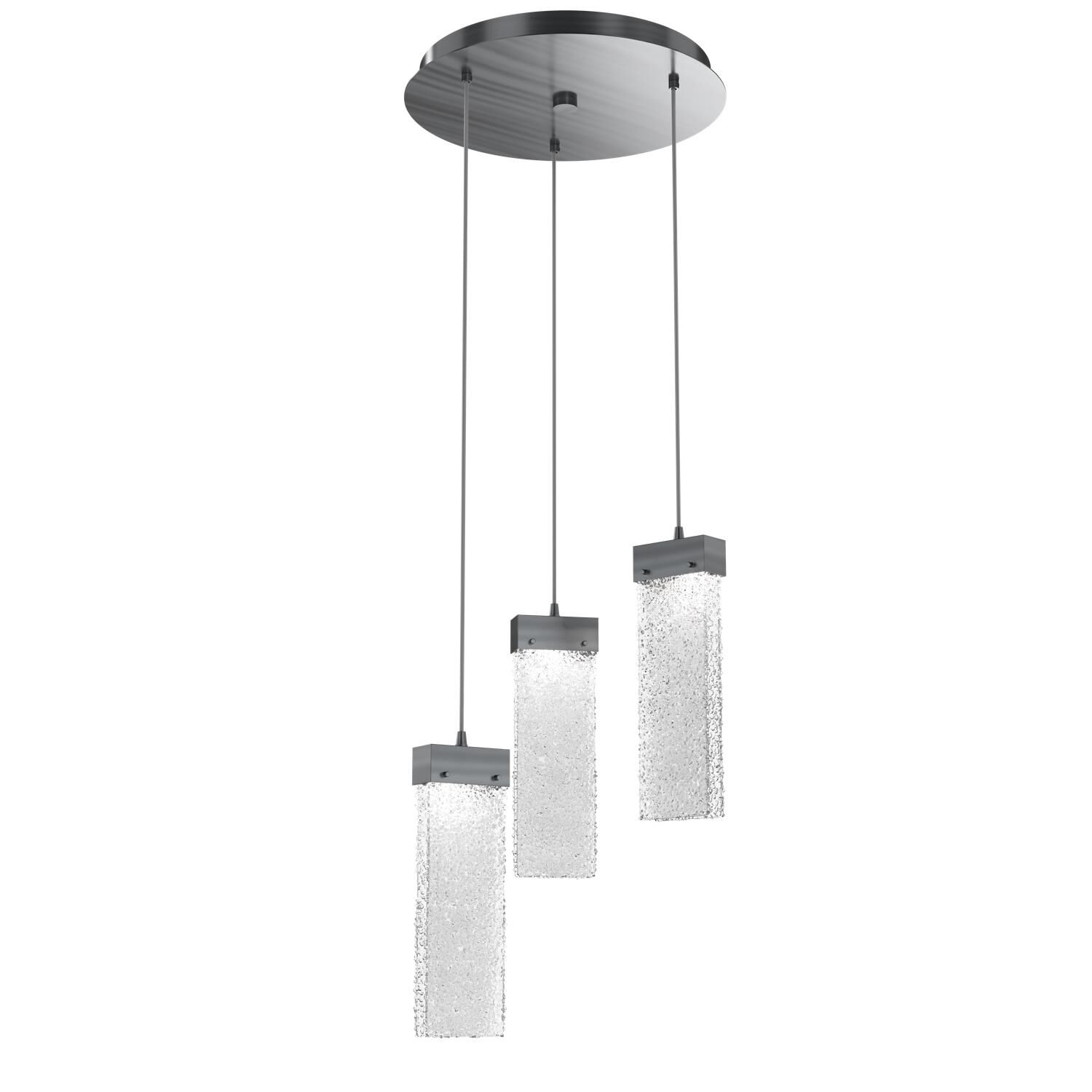 Parallel 16 Inch 3 Light LED Multi Light Pendant by Hammerton Studio