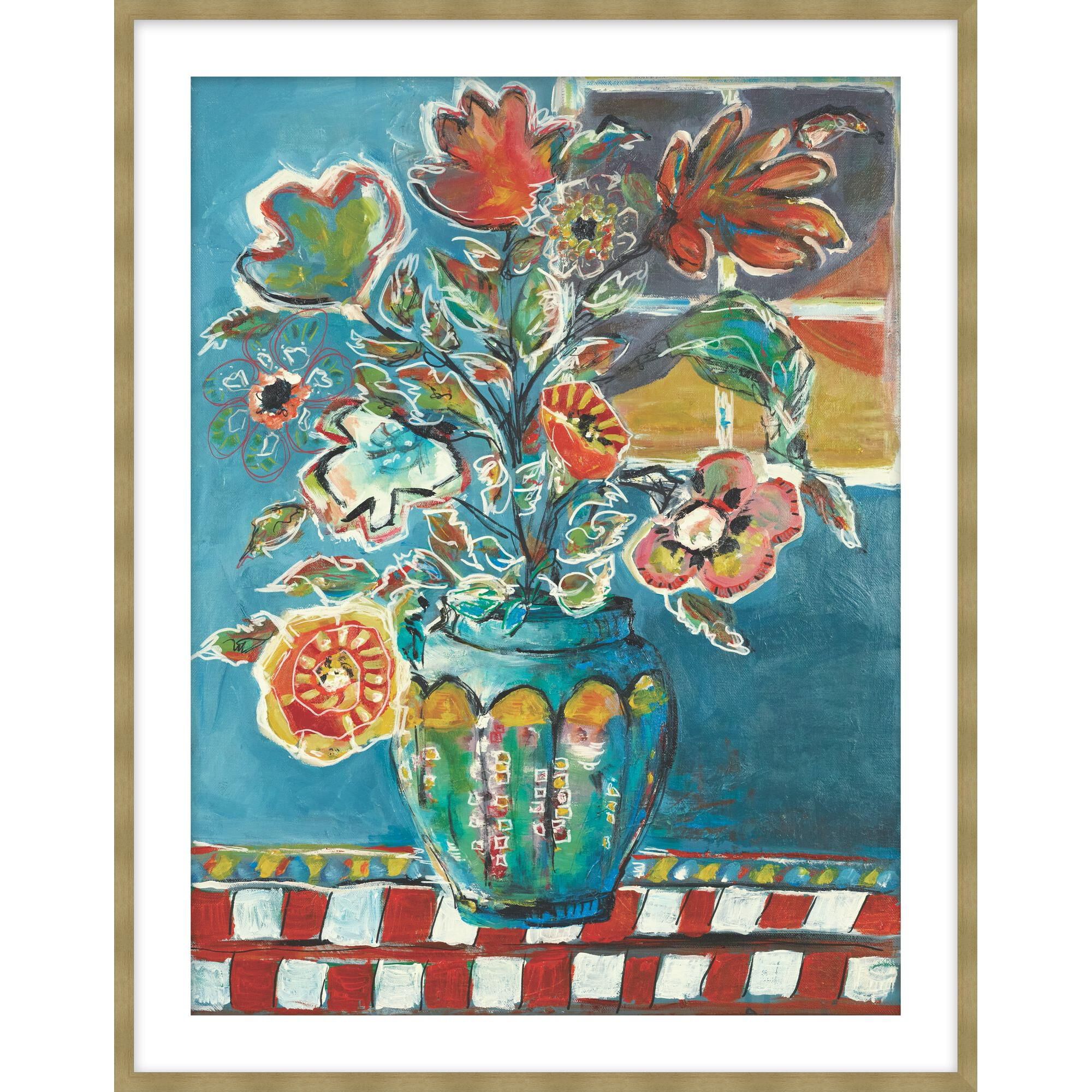 Z Y Picnic Bouquet Print by LEVEL57