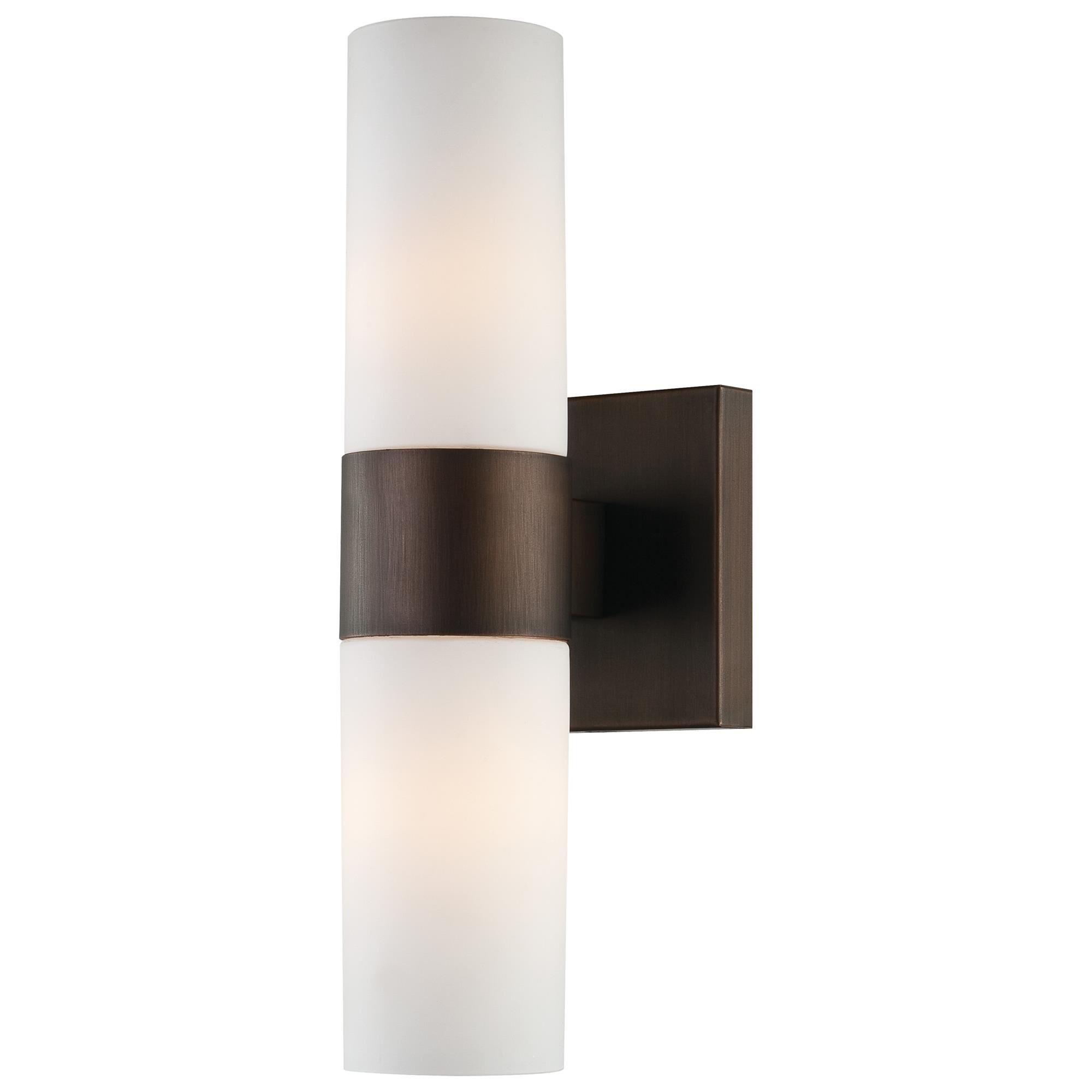 Shown in Copper Bronze Patina finish and Etched Opal glass