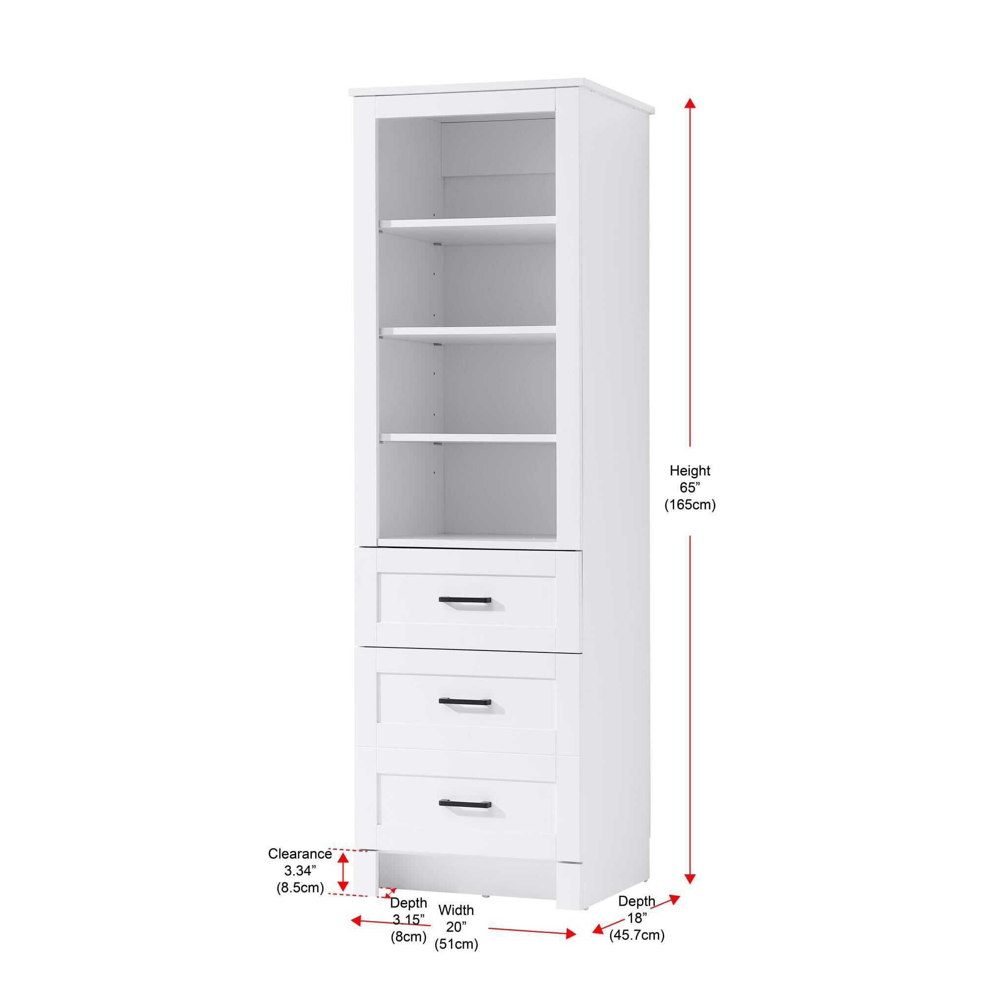 Soma 65 Inch Storage Cabinet by Elegant Decor