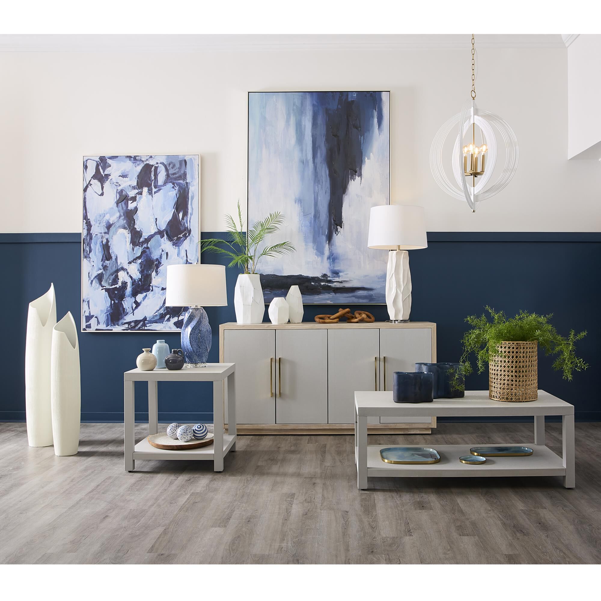 Blue Flush Alternative Wall Art by ELK Home