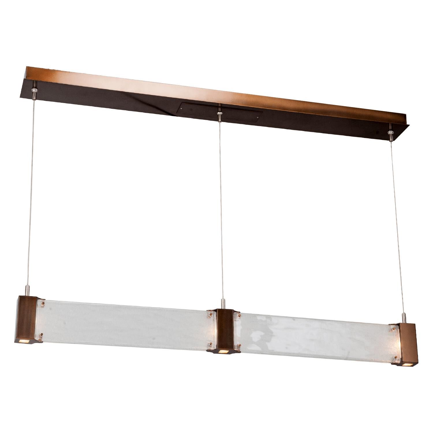 Parallel 48 Inch 7 Light LED Linear Suspension Light by Hammerton Studio