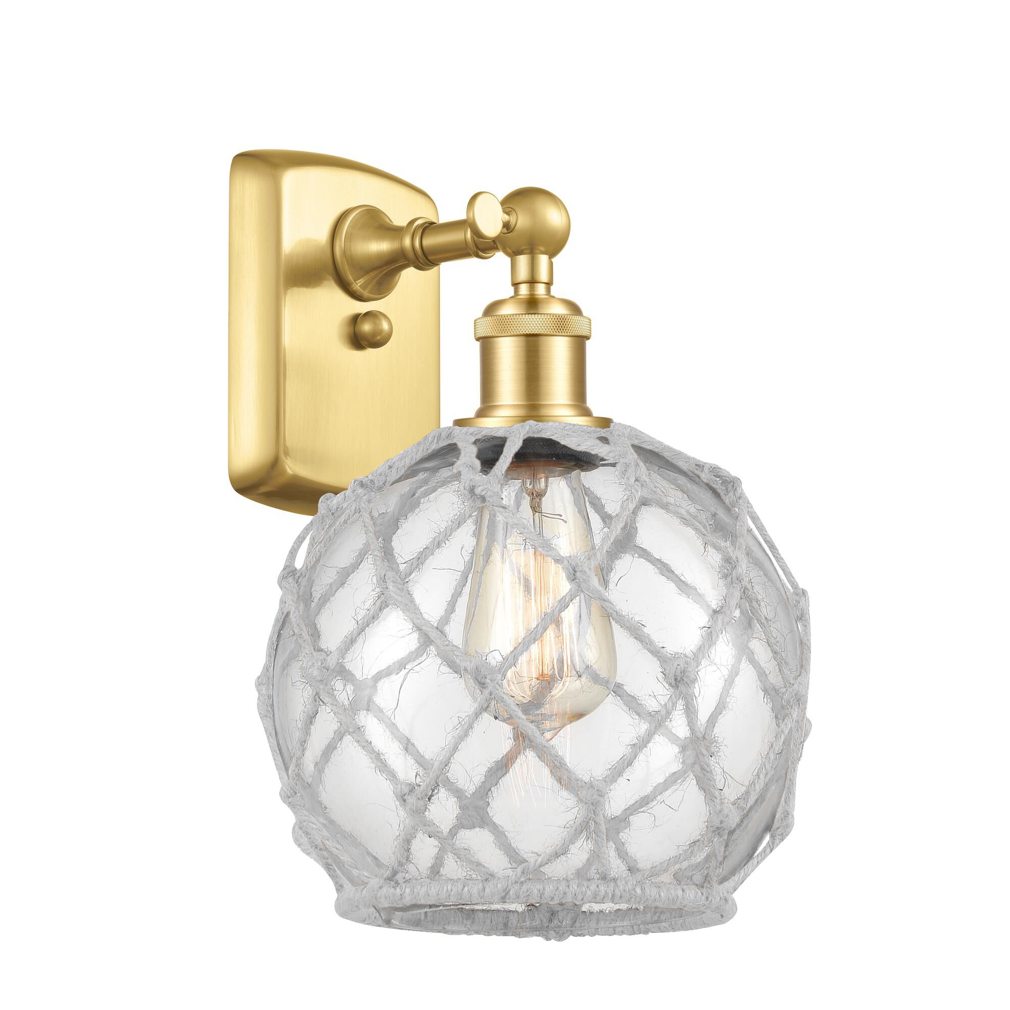 Bruno Marashlian Farmhouse Rope 13 Inch Wall Sconce by Innovations Lighting