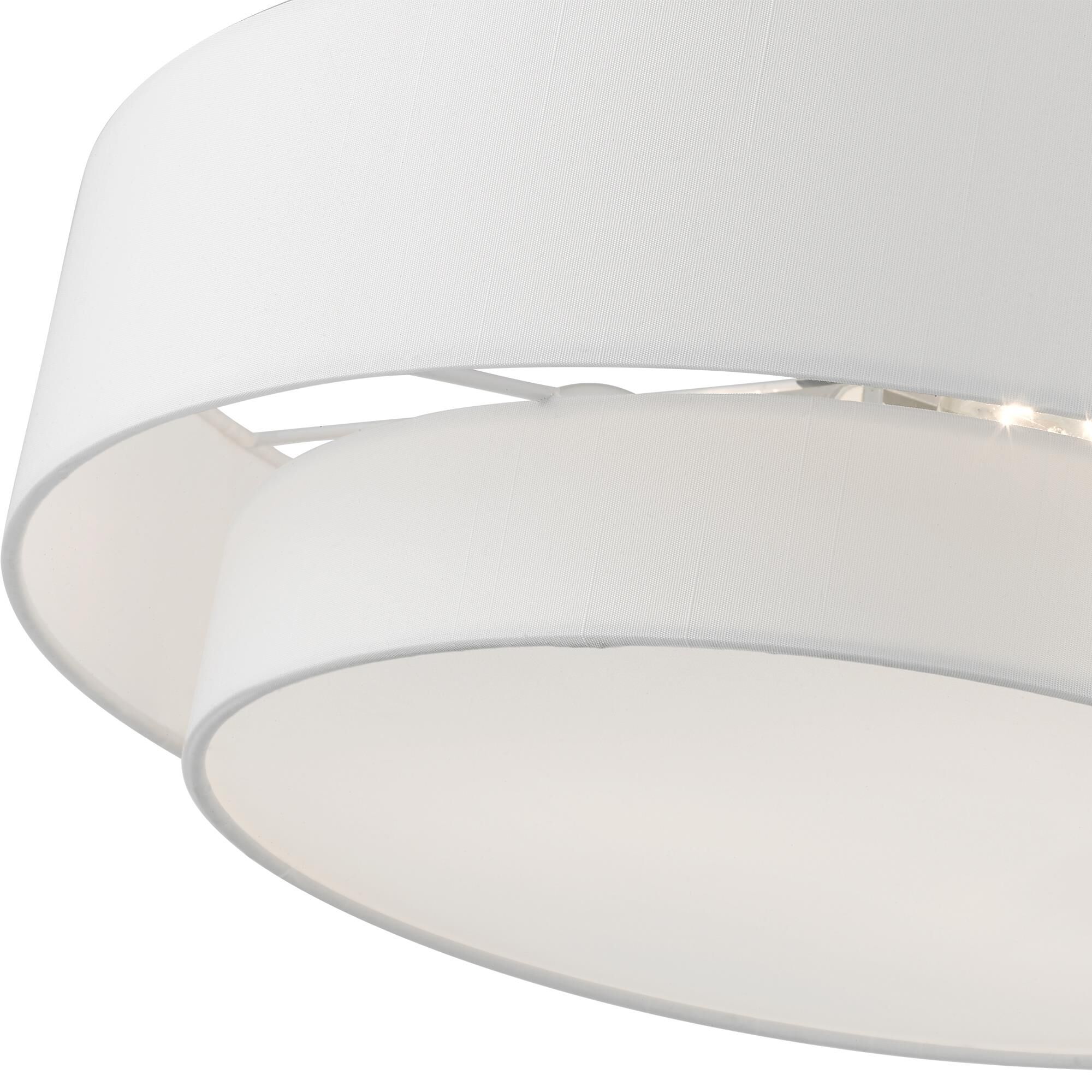 Meridian 18 Inch 3 Light Semi Flush Mount by Livex Lighting