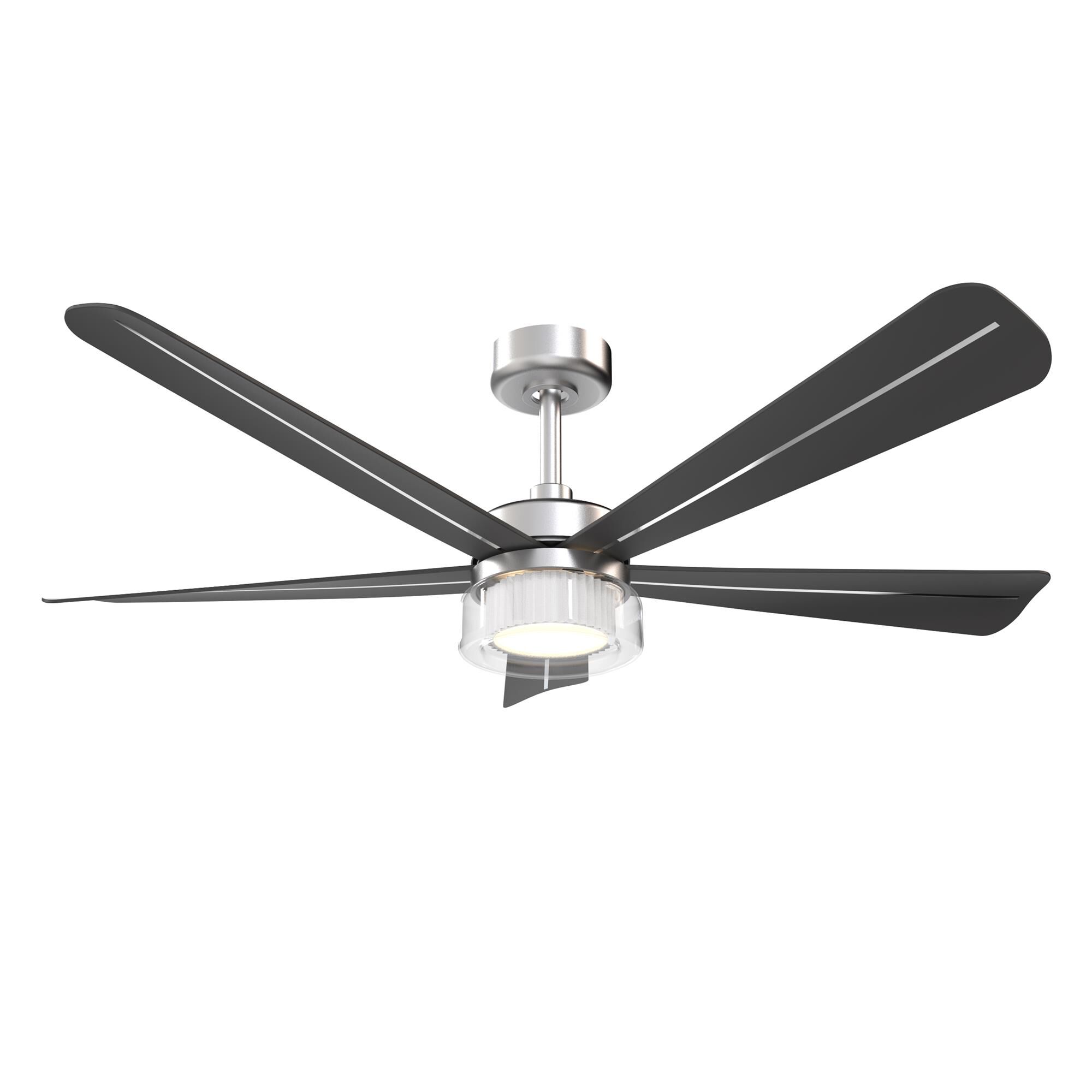 Shown in Brushed Nickel finish and Clear glass