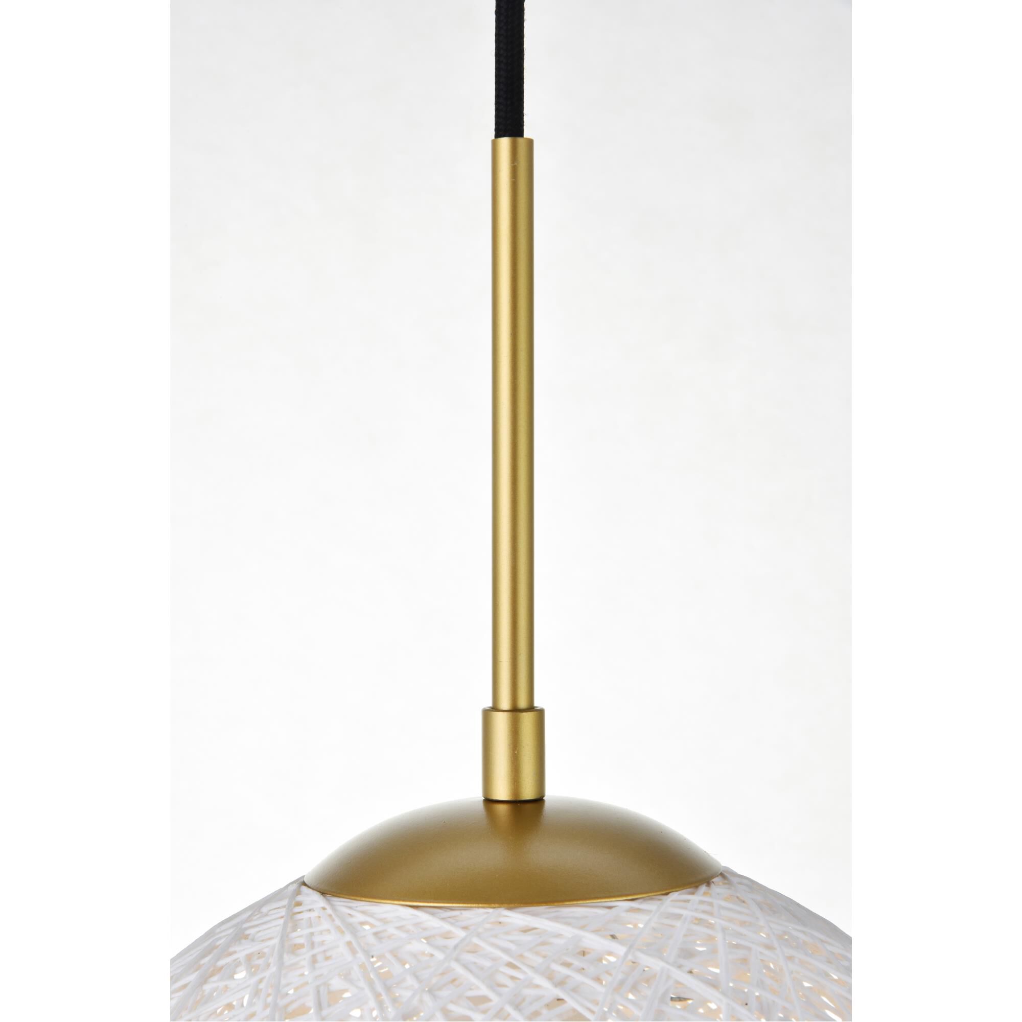 Malibu 9 Inch Mini Pendant by Elegant Lighting
