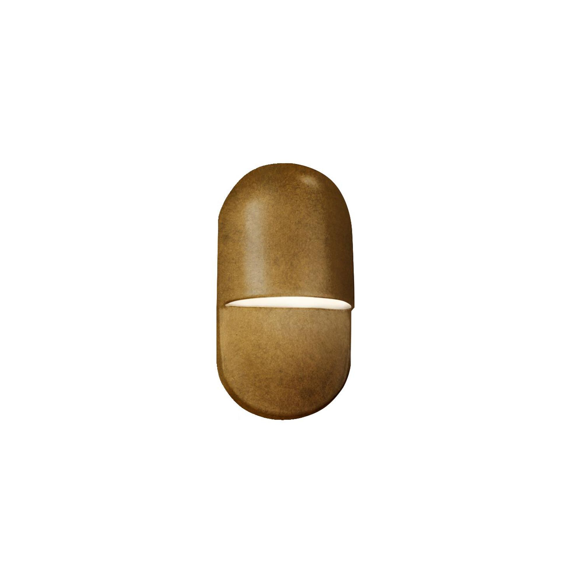 Shown in Antique Gold finish and Antique Gold shade