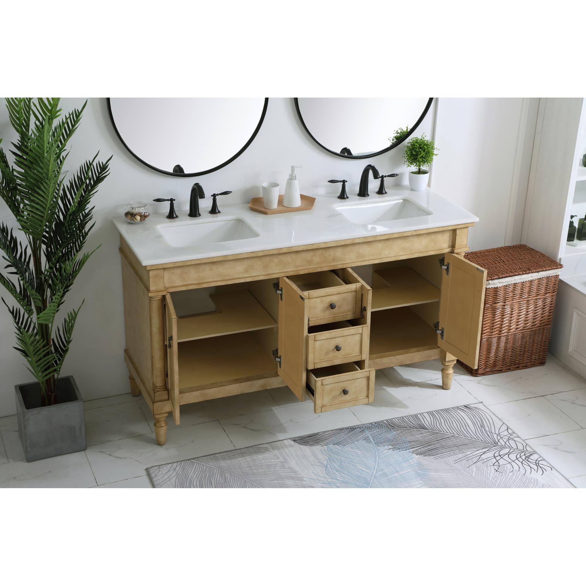 Lexington Bath Vanity by Elegant Decor