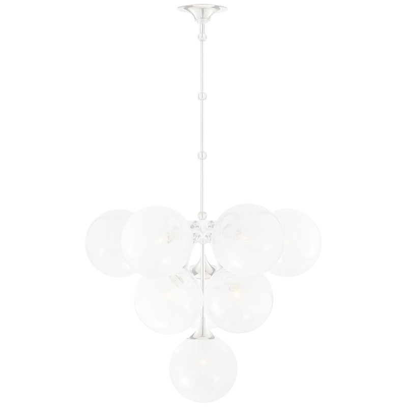 AERIN Cristol 28 Inch 10 Light Chandelier by Visual Comfort Signature Collection