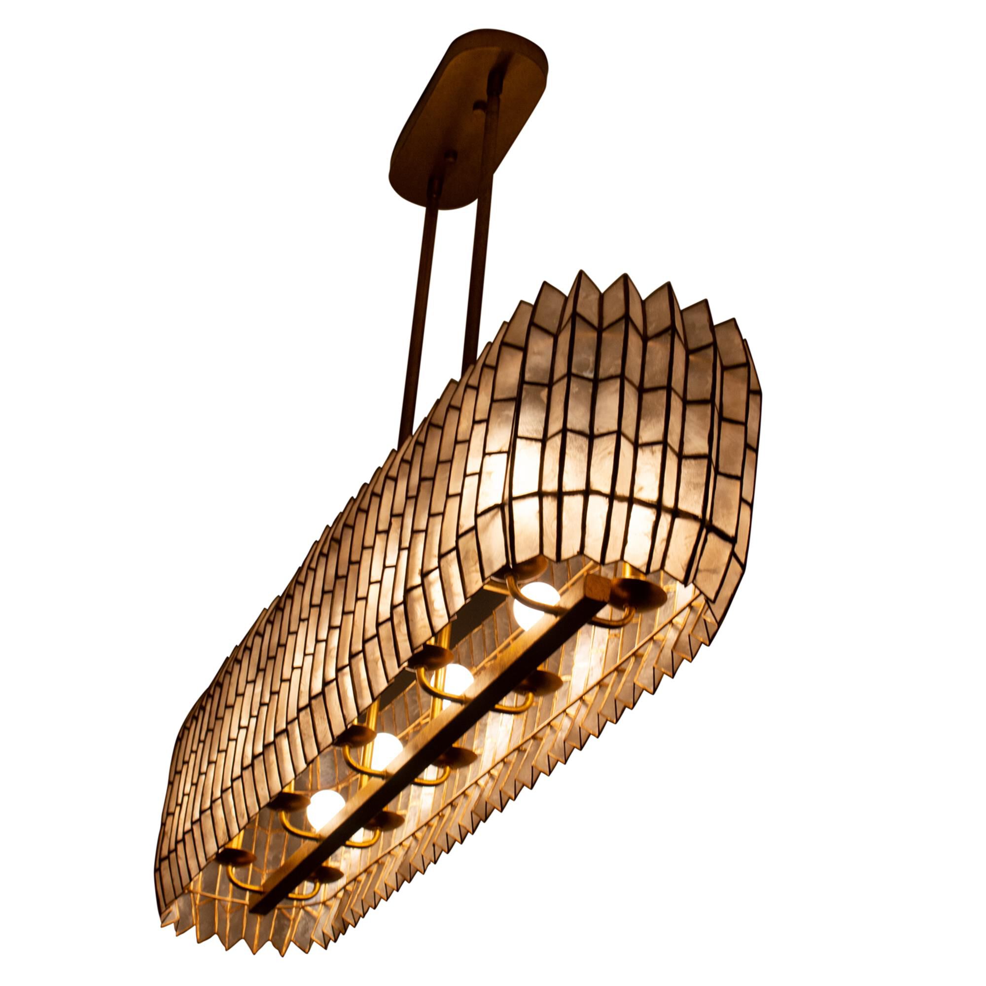 Shown in Oxidized Gold Leaf finish