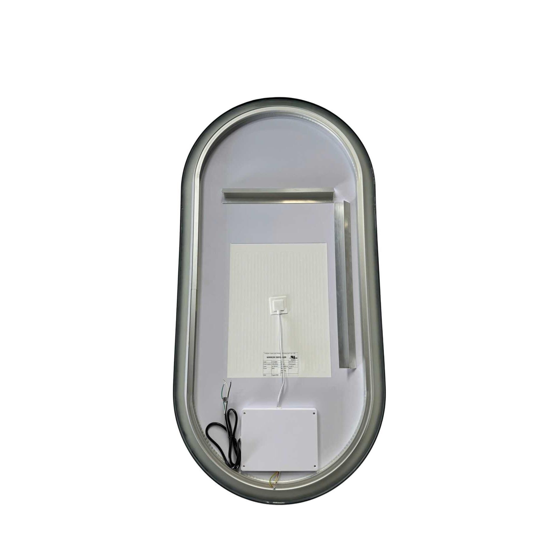 Harmoni 48 Inch Oval LED Lighted Mirror by Elegant Decor