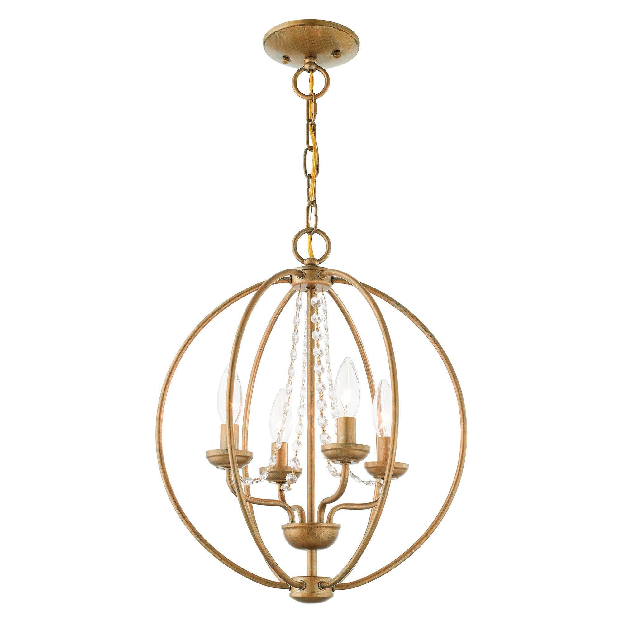 Shown in Antique Gold Leaf finish