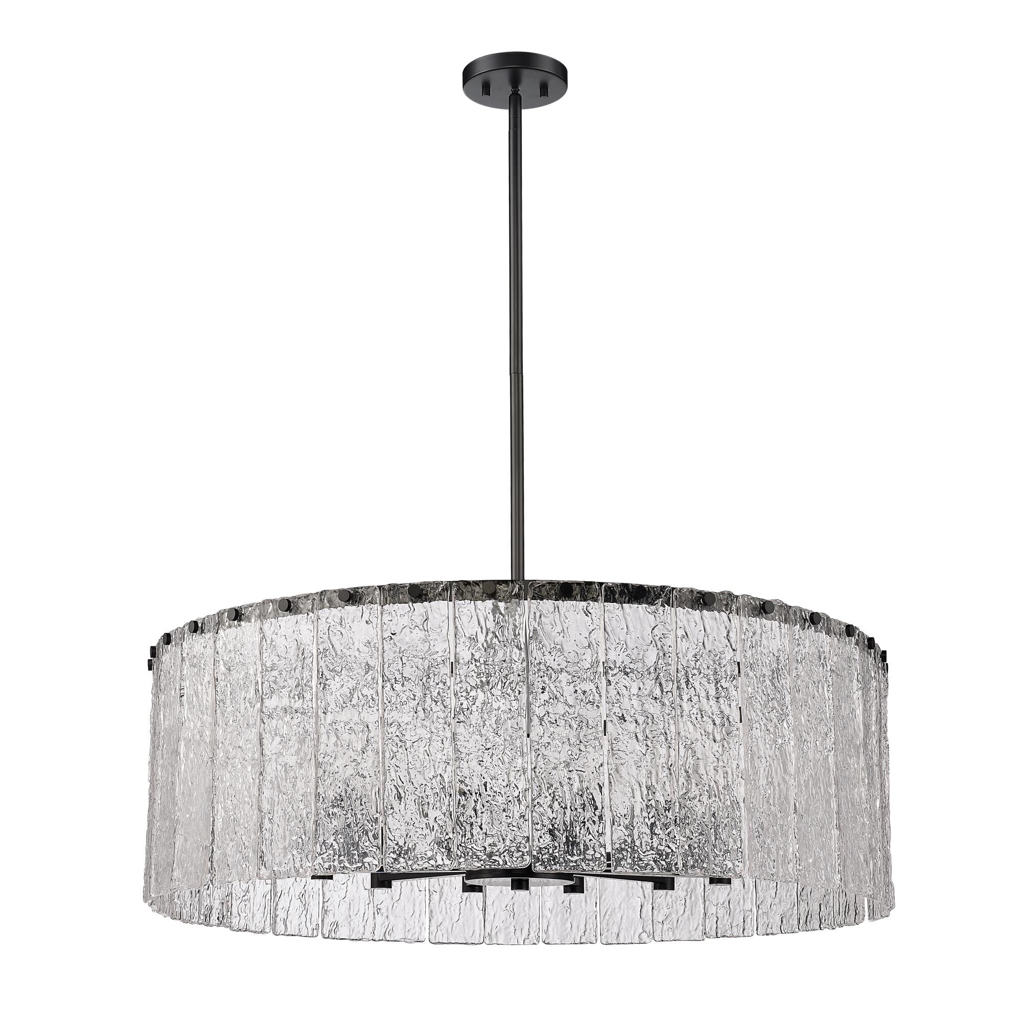 Glacier 32 Inch 12 Light Chandelier by Z-Lite