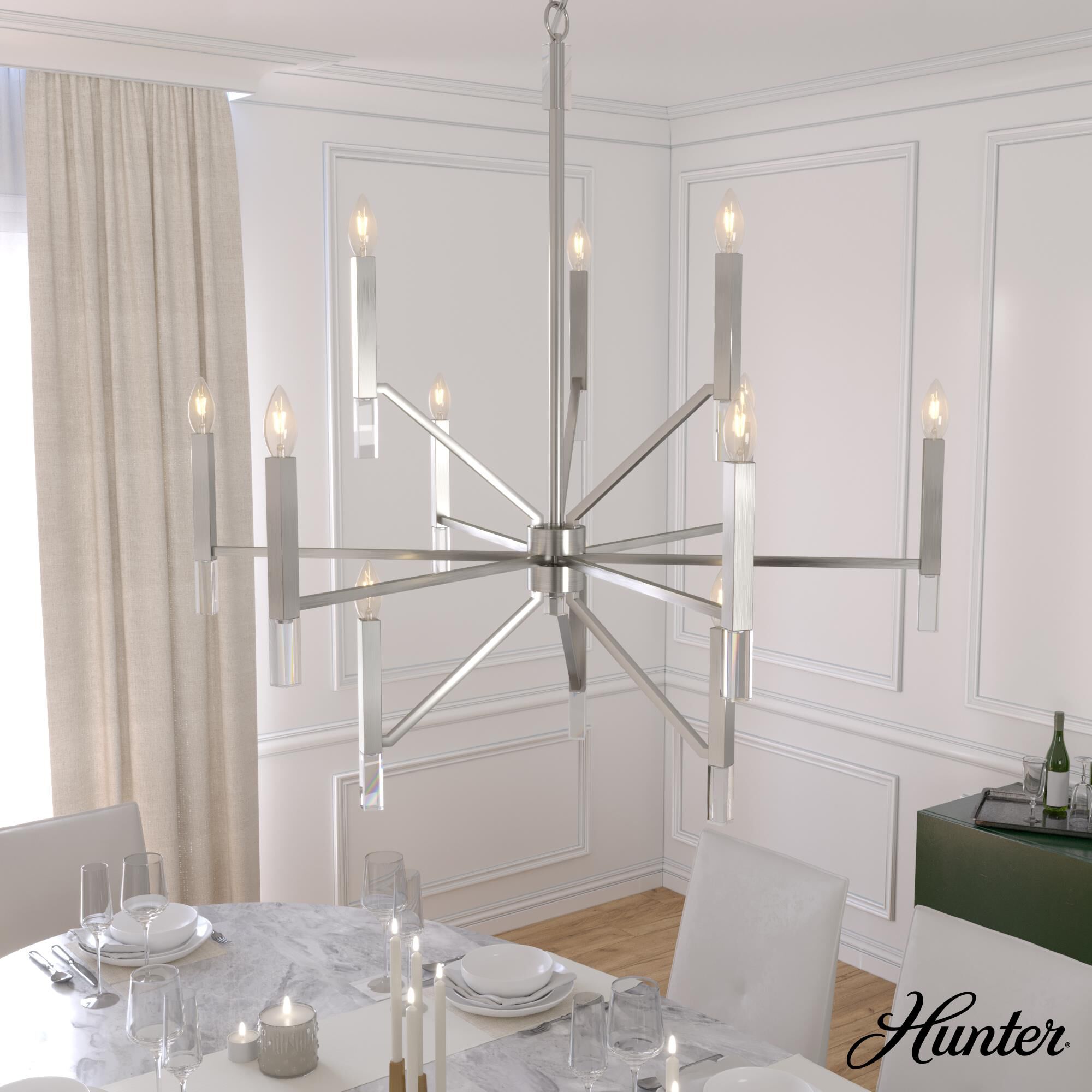 Kerrison 40 Inch 12 Light Chandelier by Hunter Fan
