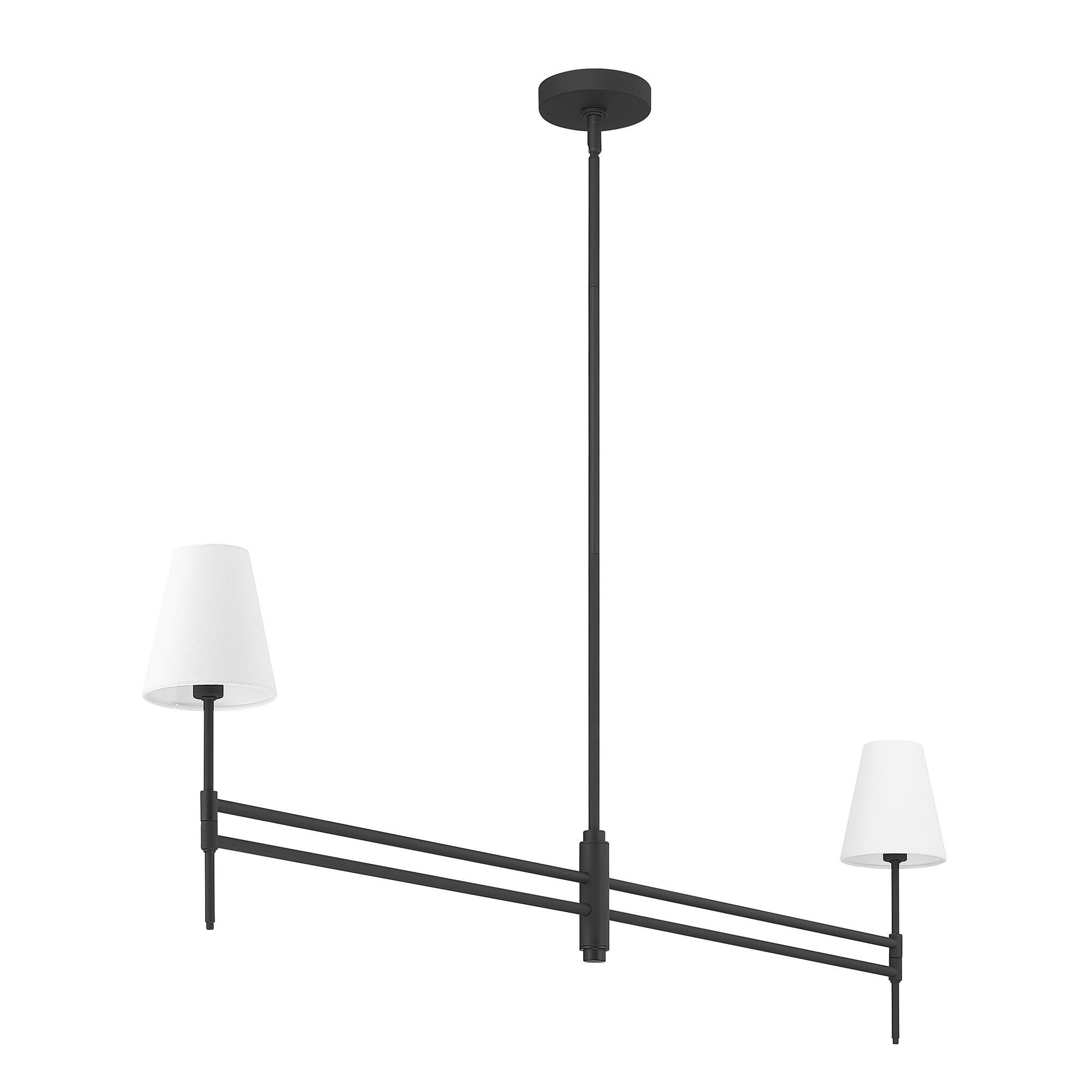 Camelia Stem Medium Linear Chandelier,