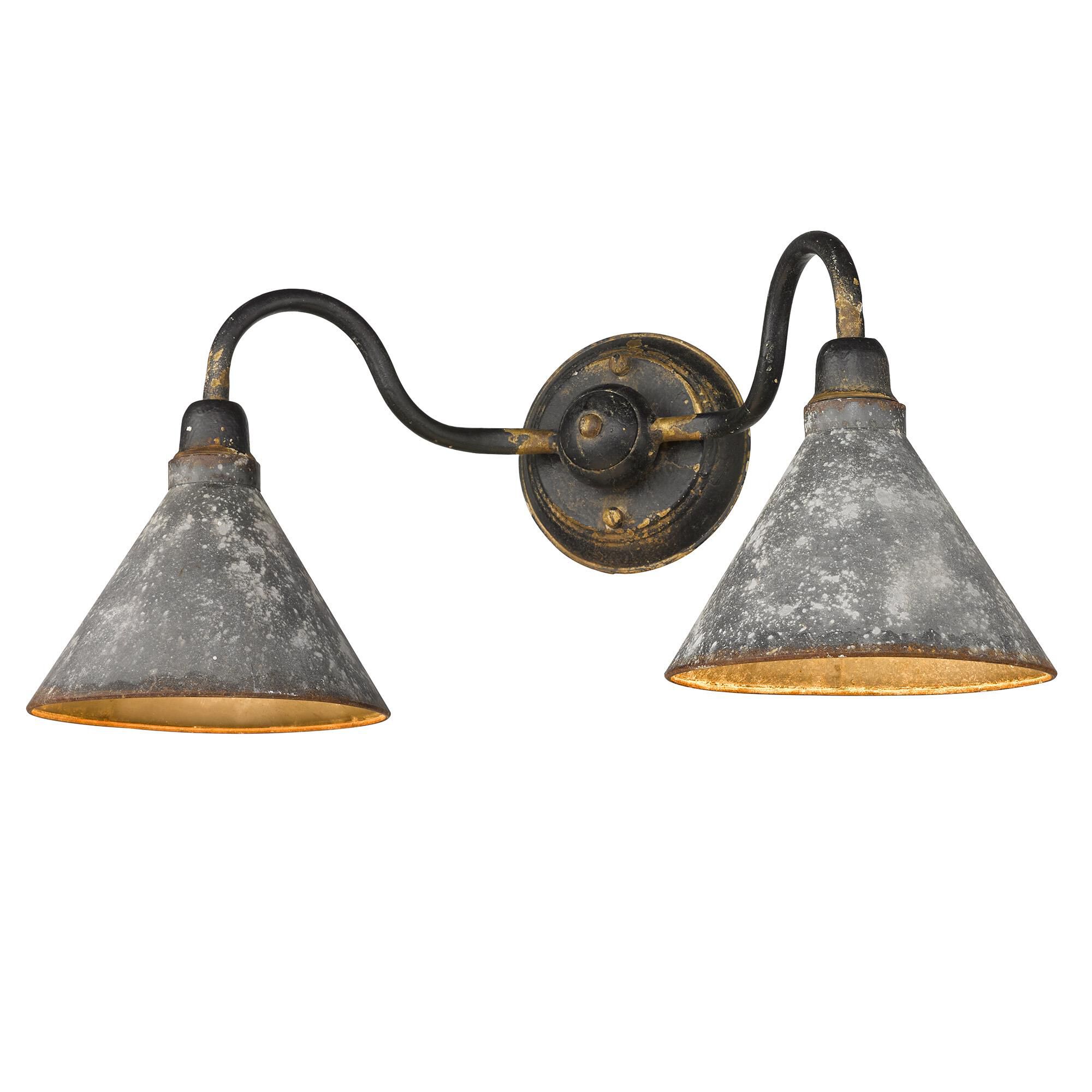 Shown in Antique Black Iron finish