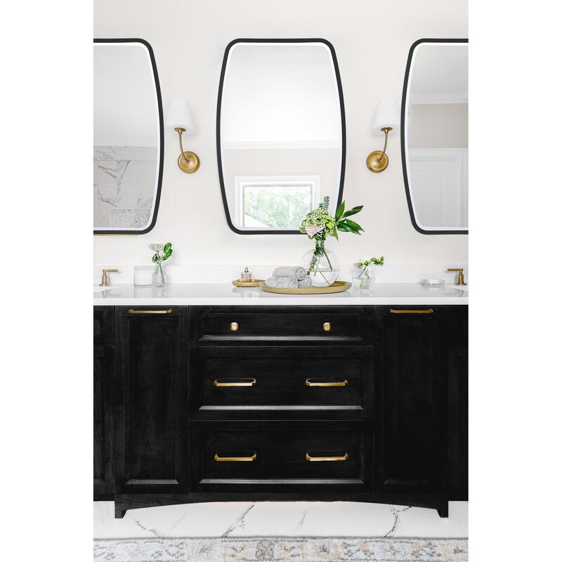 Lindee 36 Inch Decorative Mirror by Crystorama